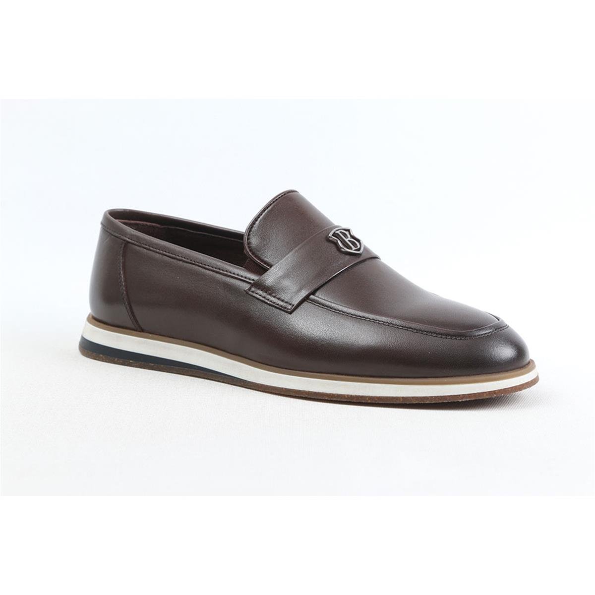 ULUS 913 KAHVE LOAFER AYAKKABI