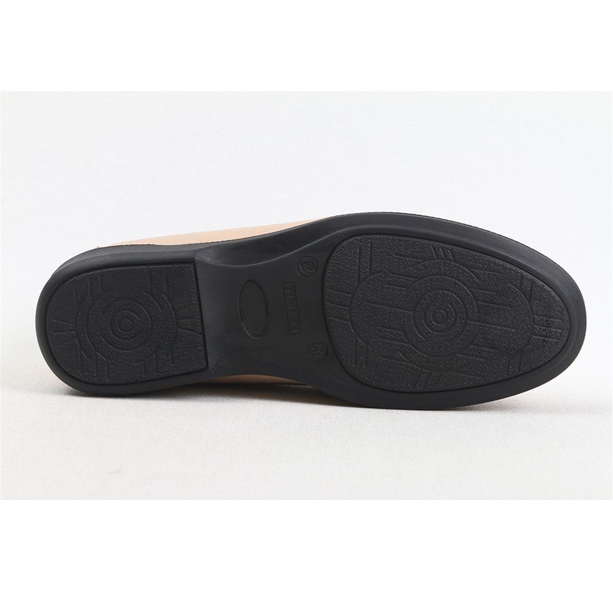 ULUS 927 DELİKLİ BEJ LOAFER AYAKKABI