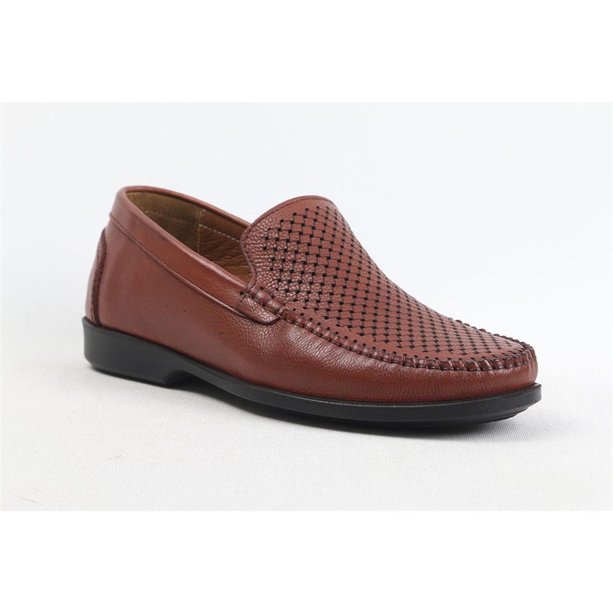 ULUS 927 DELİKLİ TABA LOAFER AYAKKABI