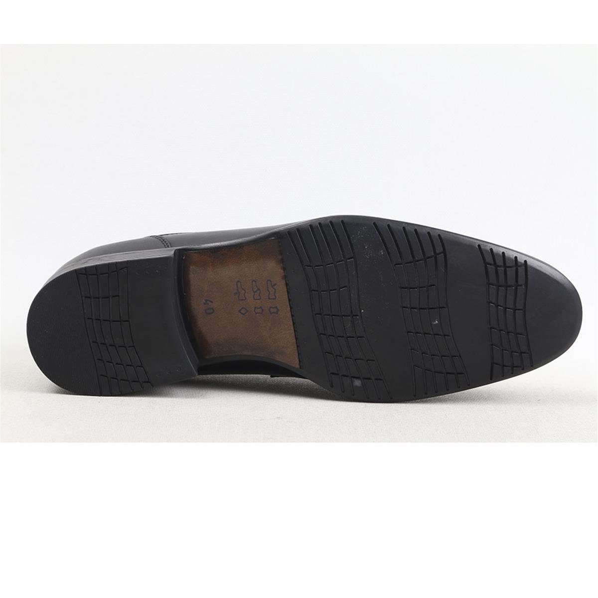 ULUS 928 SİYAH TERMO RUBBER  KLASİK AYAKKABI