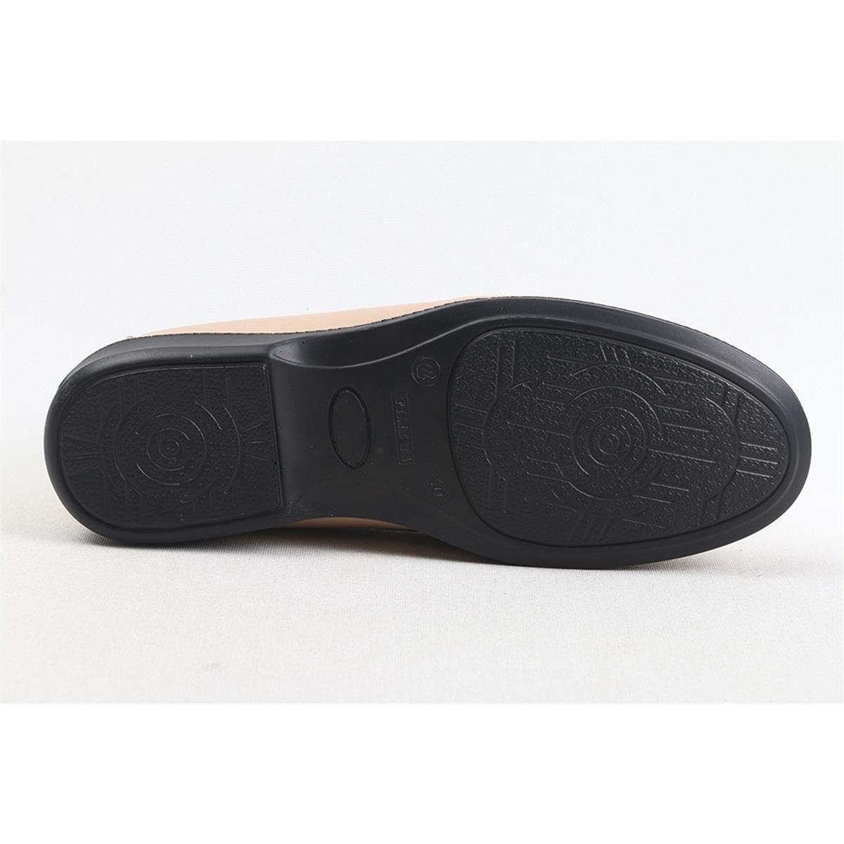 ULUS 929 DELİKLİ BEJ LOAFER AYAKKABI