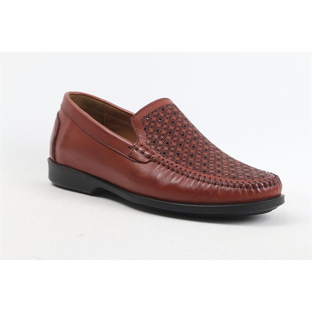 ULUS 929 DELİKLİ TABA LOAFER AYAKKABI