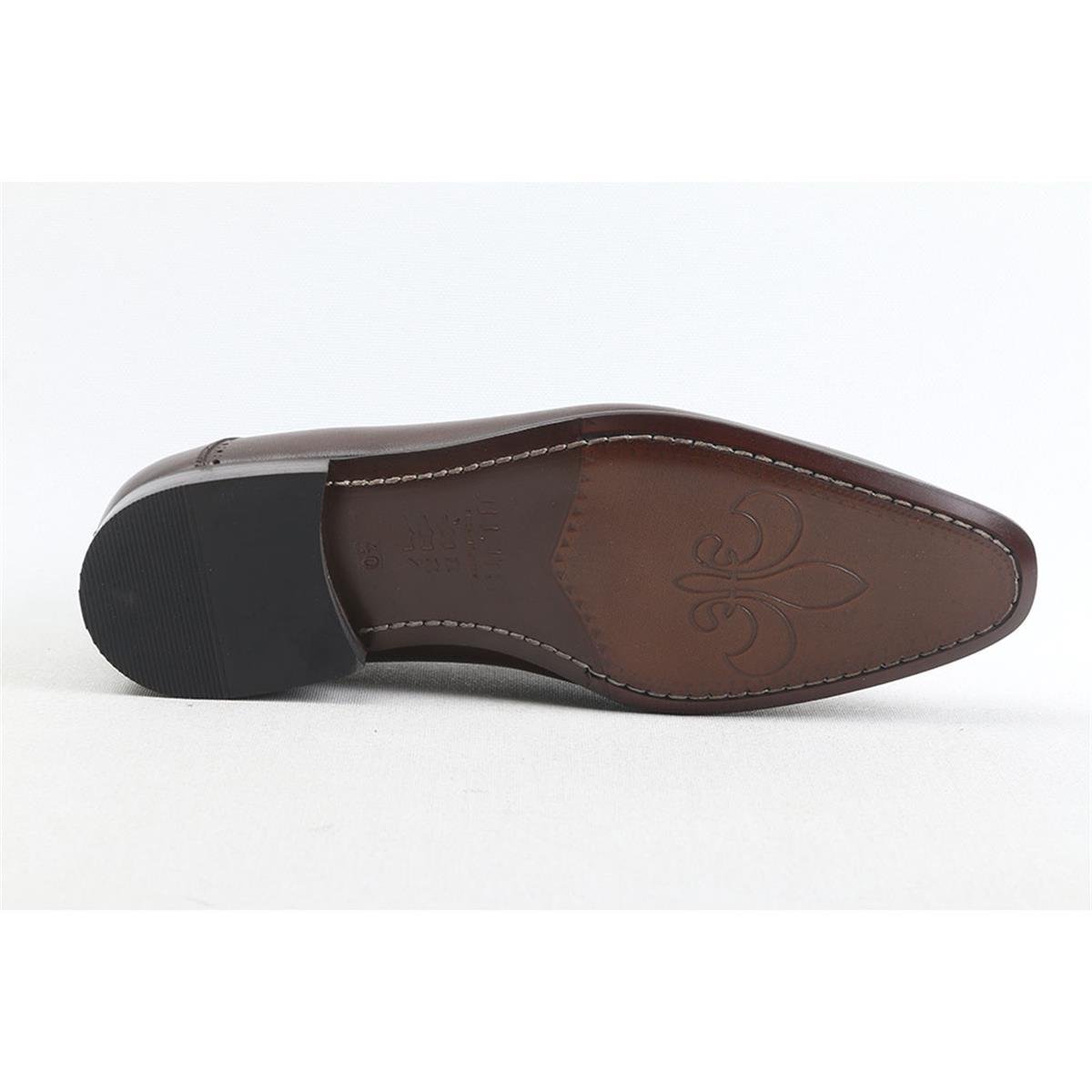 ULUS 9510-1 KAHVE JURDAN  NEOLİT KLASİK AYAKKABI