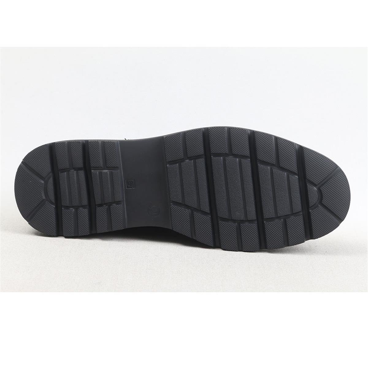 ULUS E-21 OXFORD SİYAH RUGAN EVA LOAFER AYAKKABI
