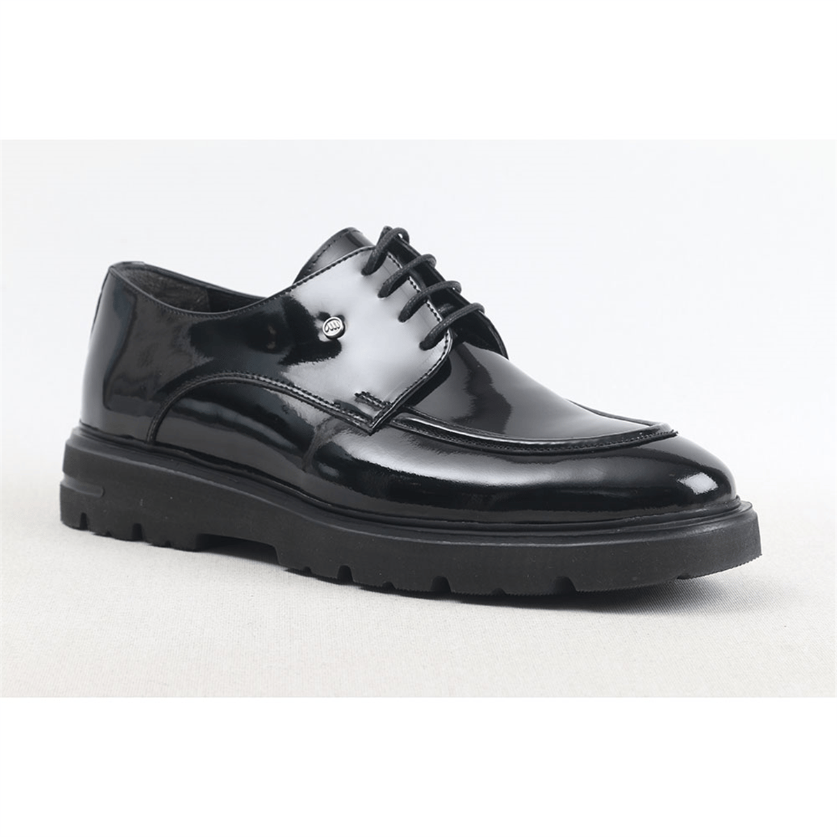 ULUS E-22 FİTİLLİ SİYAH RUGAN EVA LOAFER AYAKKABI