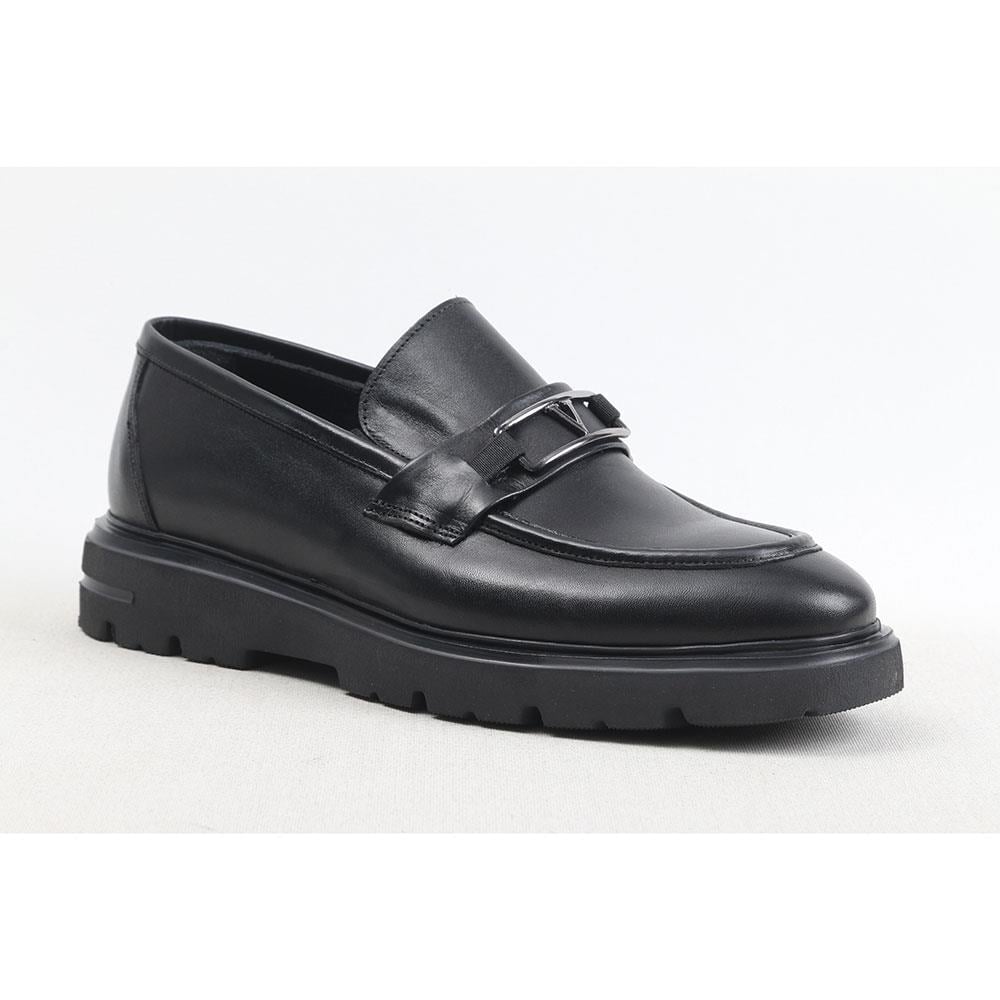ULUS E-25 V TOKALI SİYAH EVA LOAFER AYAKKABI