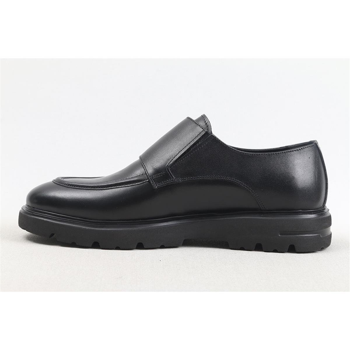 ULUS E-26 ÇİFT TOKALI SİYAH EVA LOAFER AYAKKABI