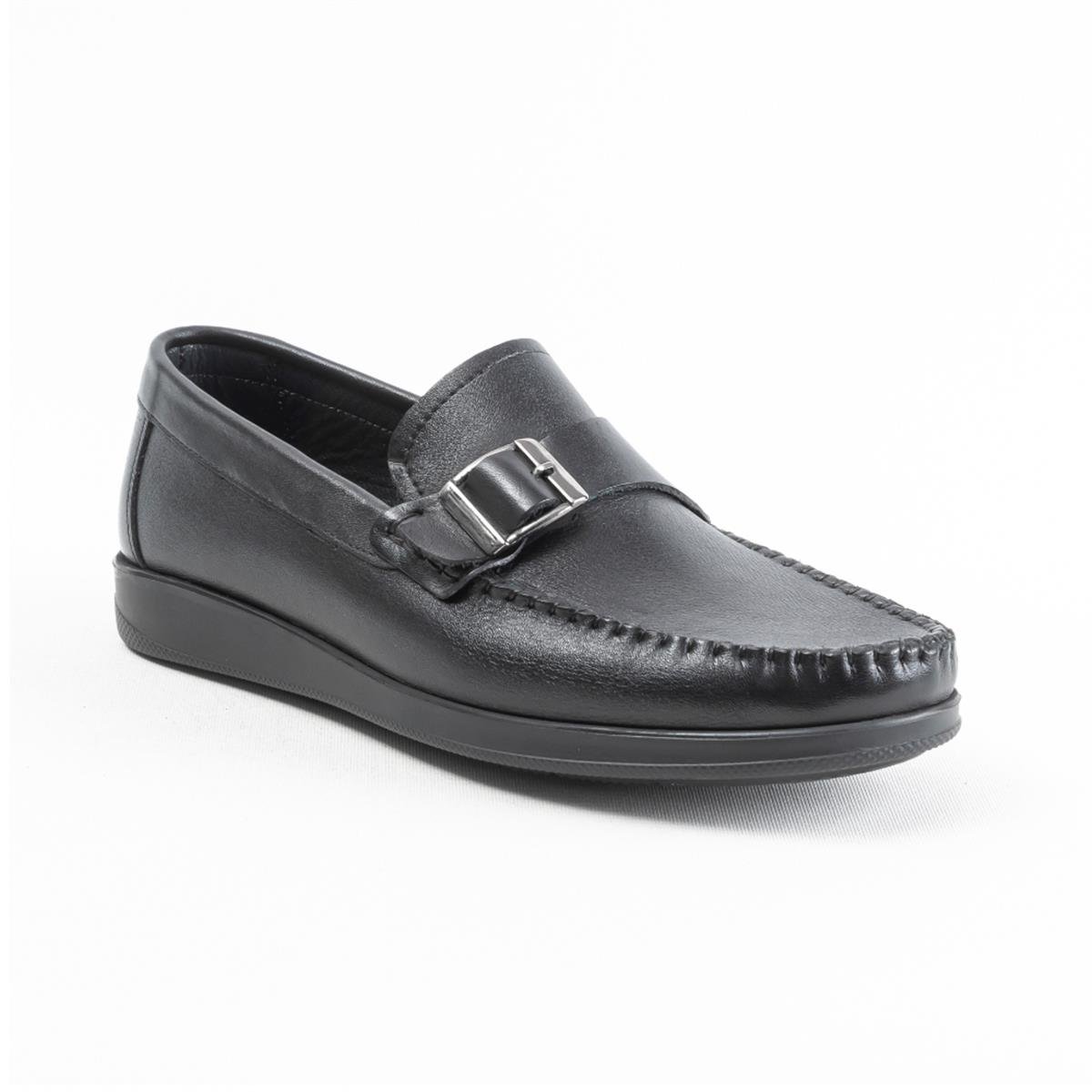 Ulus E-72 Tokalı Siyah Eva Loafer Ayakkabı