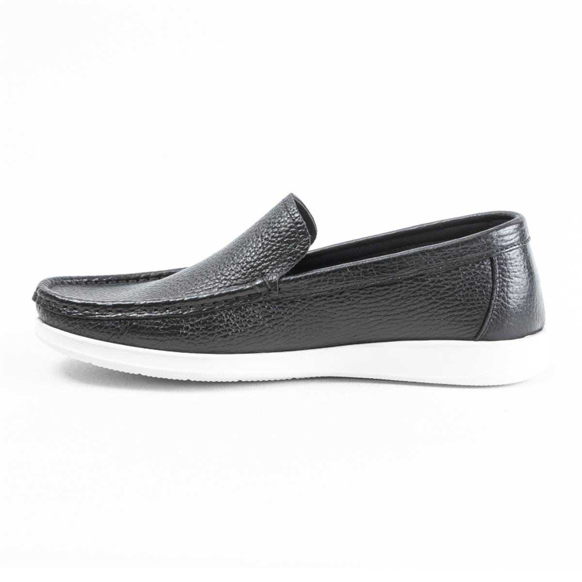 Ulus E-81 Düz Siyah Eva Loafer Ayakkabı