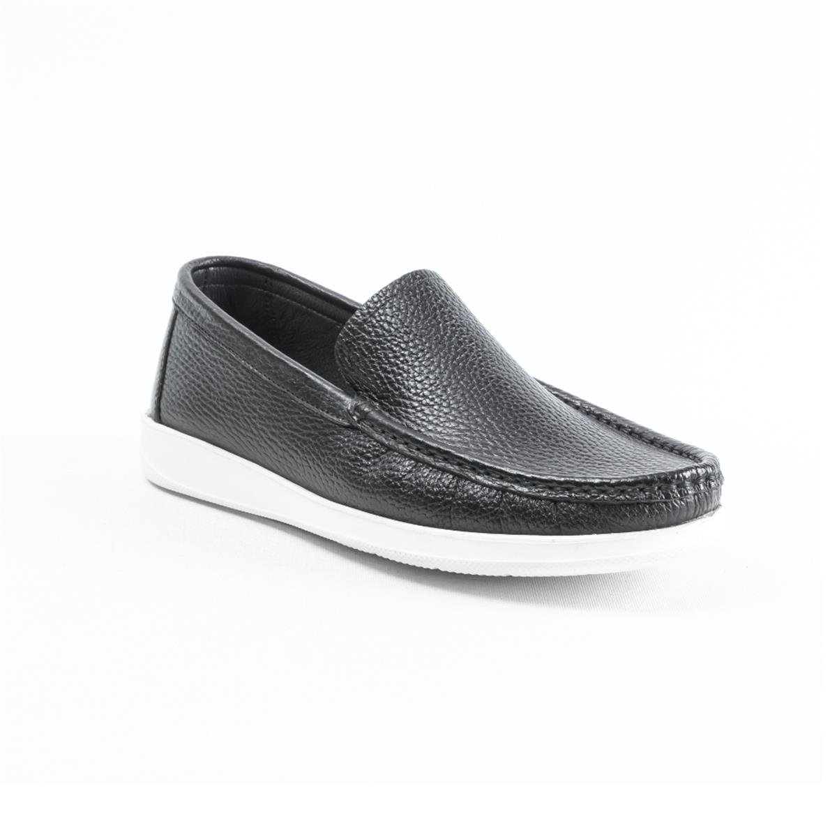 Ulus E-81 Düz Siyah Eva Loafer Ayakkabı