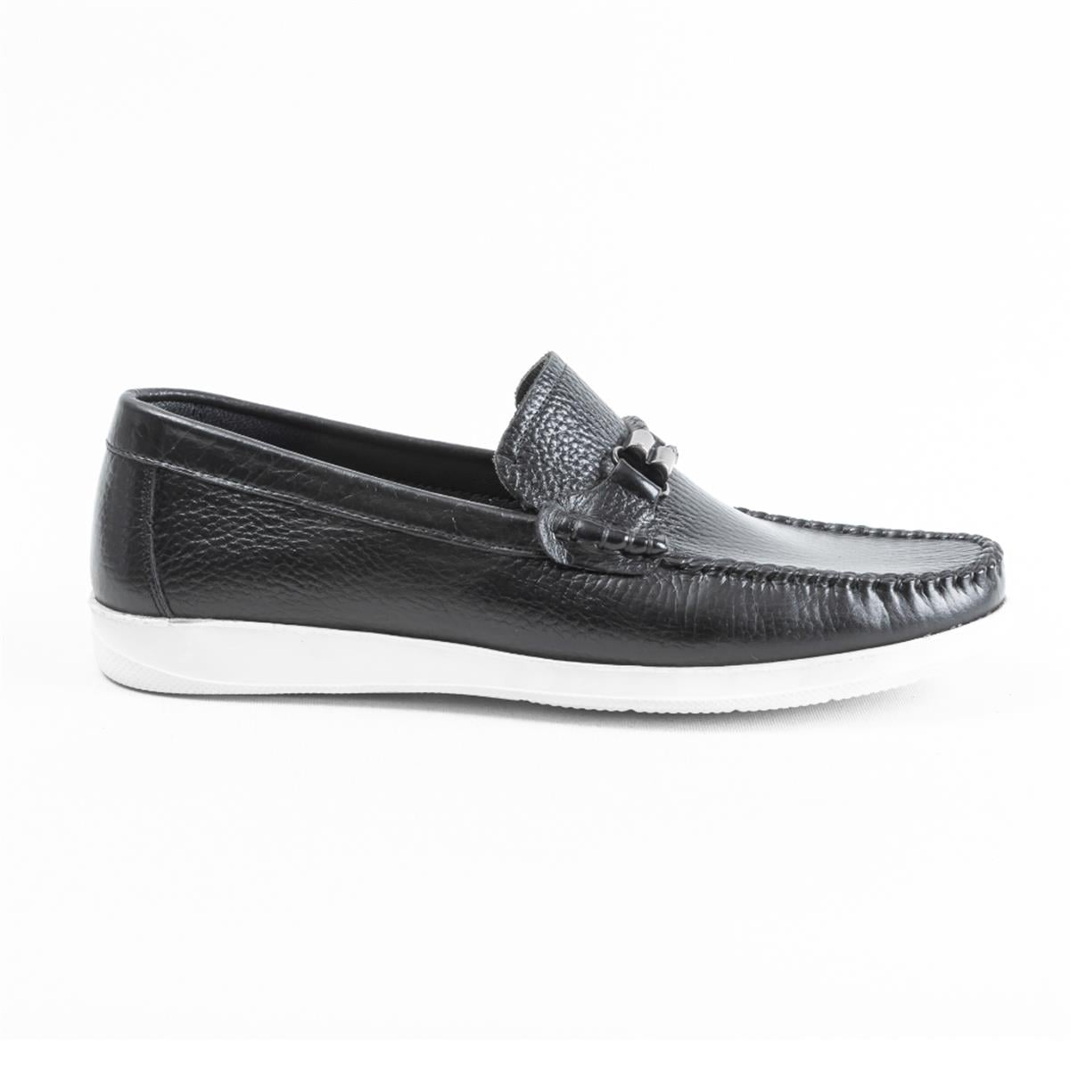 Ulus E-87 Düz Siyah Eva Loafer Ayakkabı