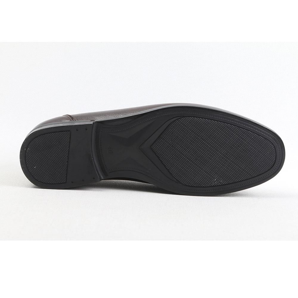 Ulus T-2312-1 Delikli Kahve Loafer Ayakkabi