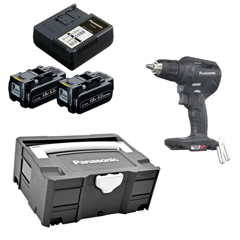 PANASONIC EY1DD1LJ2G Akülü Vidalama (18V-5.0Ah Pil Seti - Systainer Çanta)