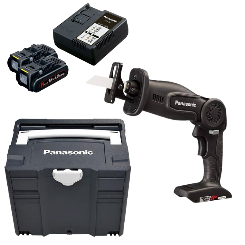 PANASONIC EY47A1PN2G Akülü Tilki Kuyruğu Testere (18V-3.0Ah Pil Seti - Systainer Çanta)