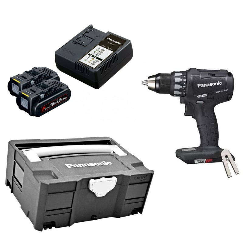 PANASONIC EY74A2PN2G Akülü Vidalama (18V-3.0Ah Pil Seti - Systainer Çanta)