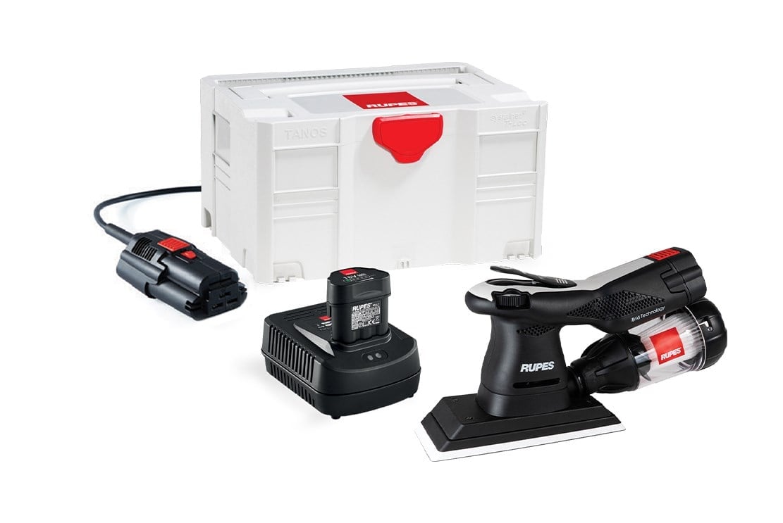 RUPES HSE73L/BLX iBrid Mini Akülü Zımpara Makinesi (Güç Seti + Systainer Çanta)