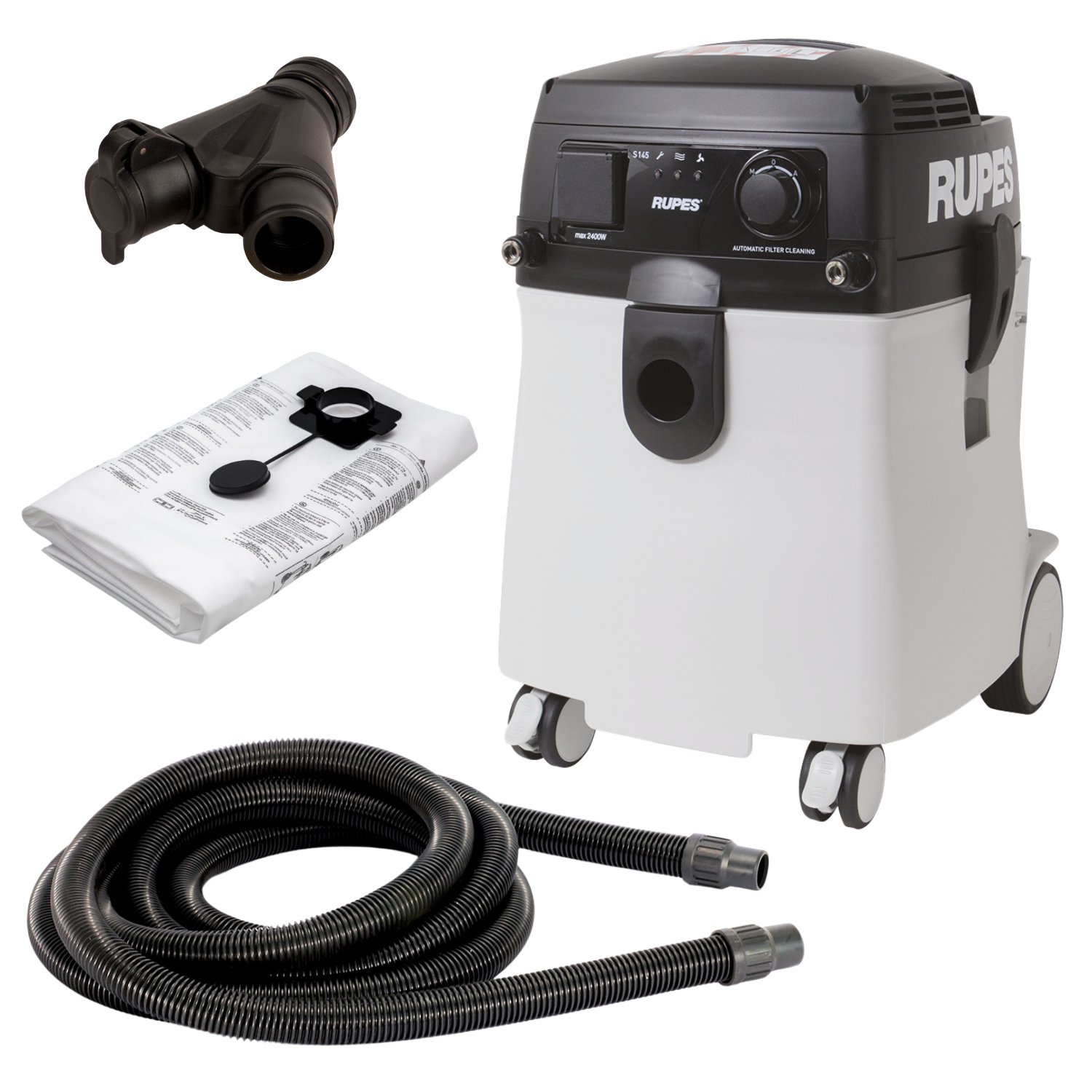 RUPES S145PL 45L Profesyonel Toz Emici (Elektrikli/Havalı)
