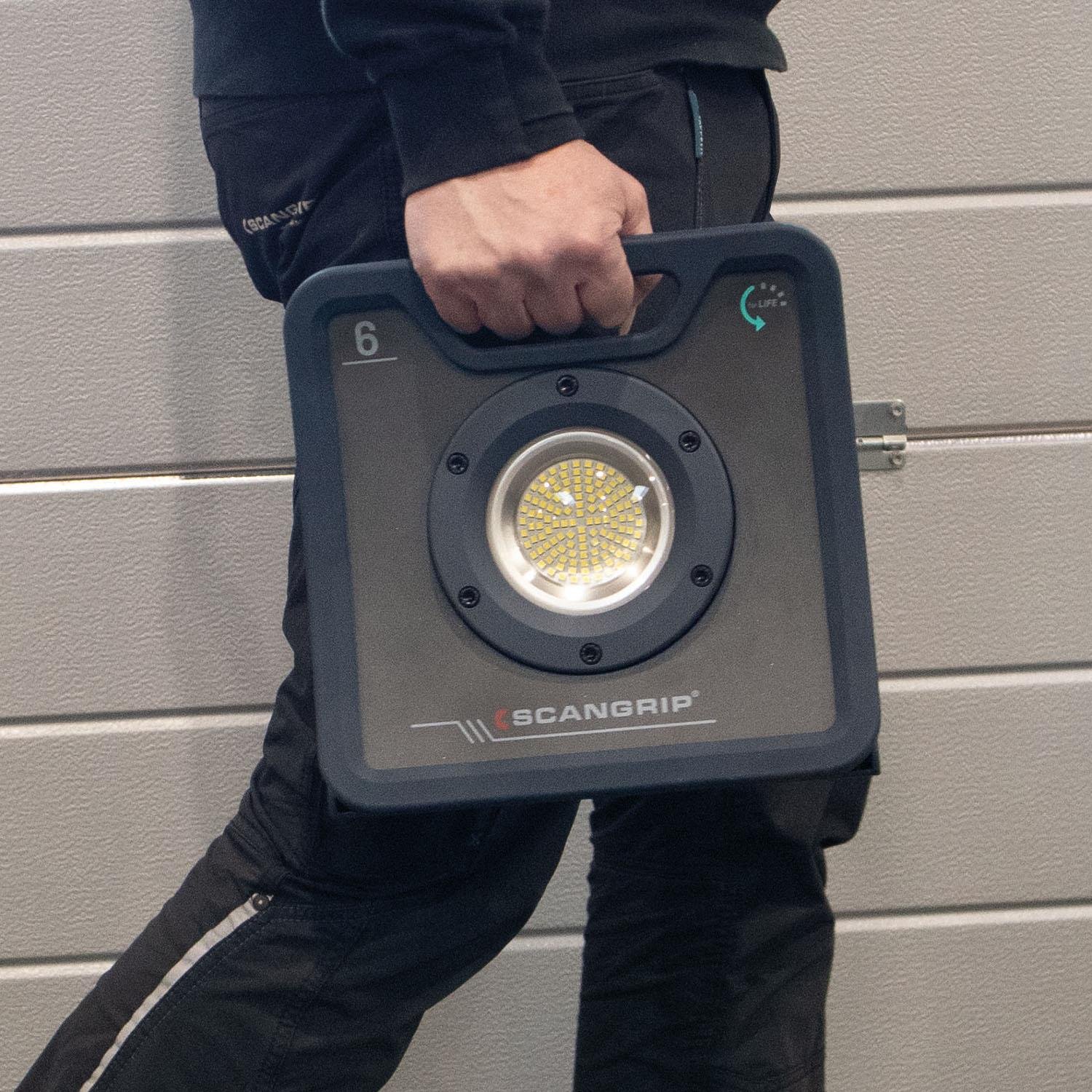 SCANGRIP NOVA 6 Kablolu LED Çalışma Feneri (6000 Lümen)