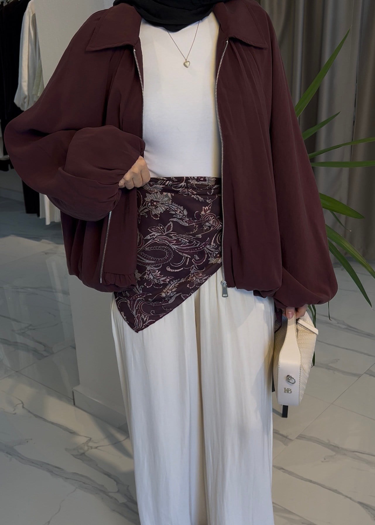 Amaris Soft Eşarp Mürdüm