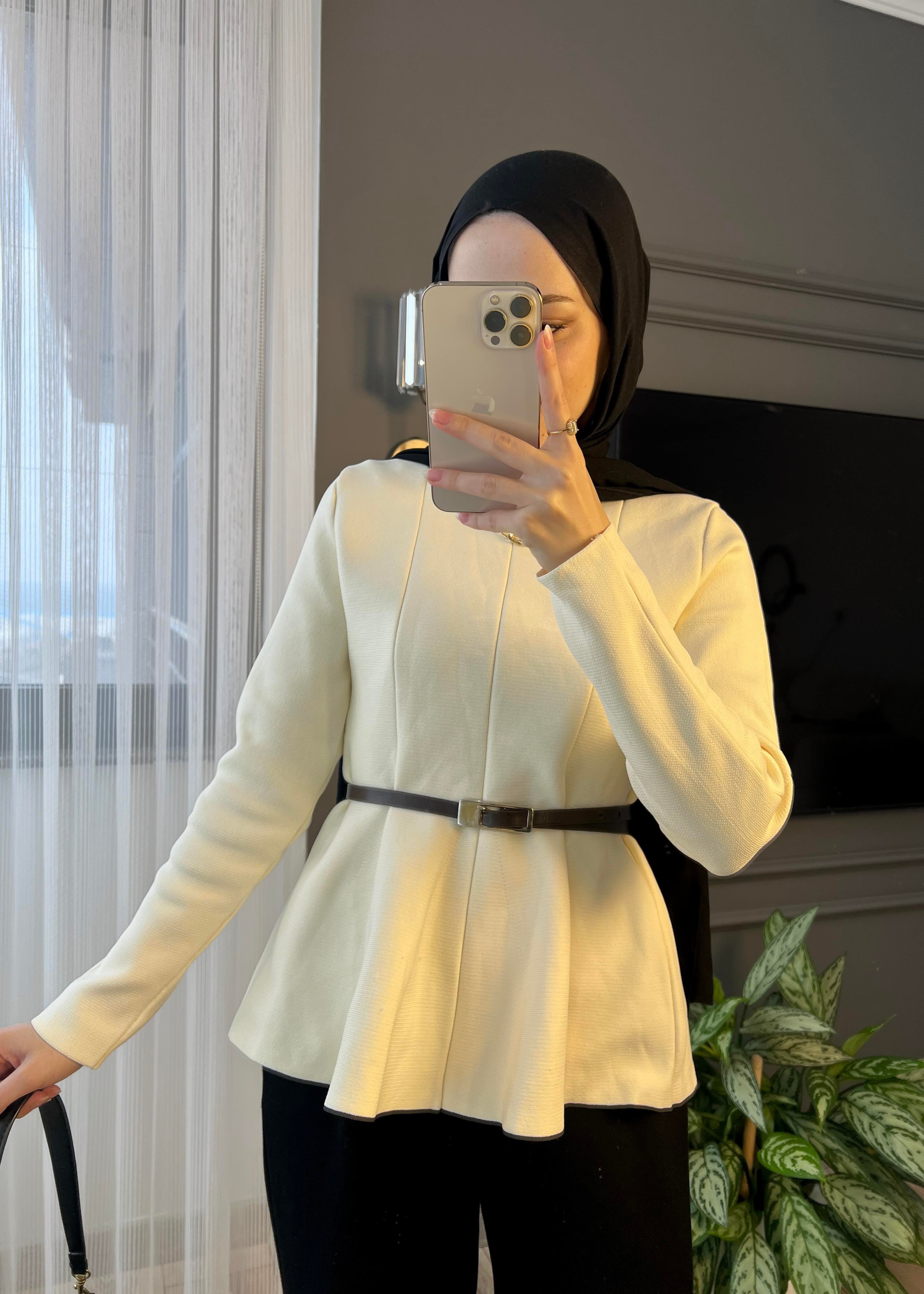 Belis Hırka- Ekru