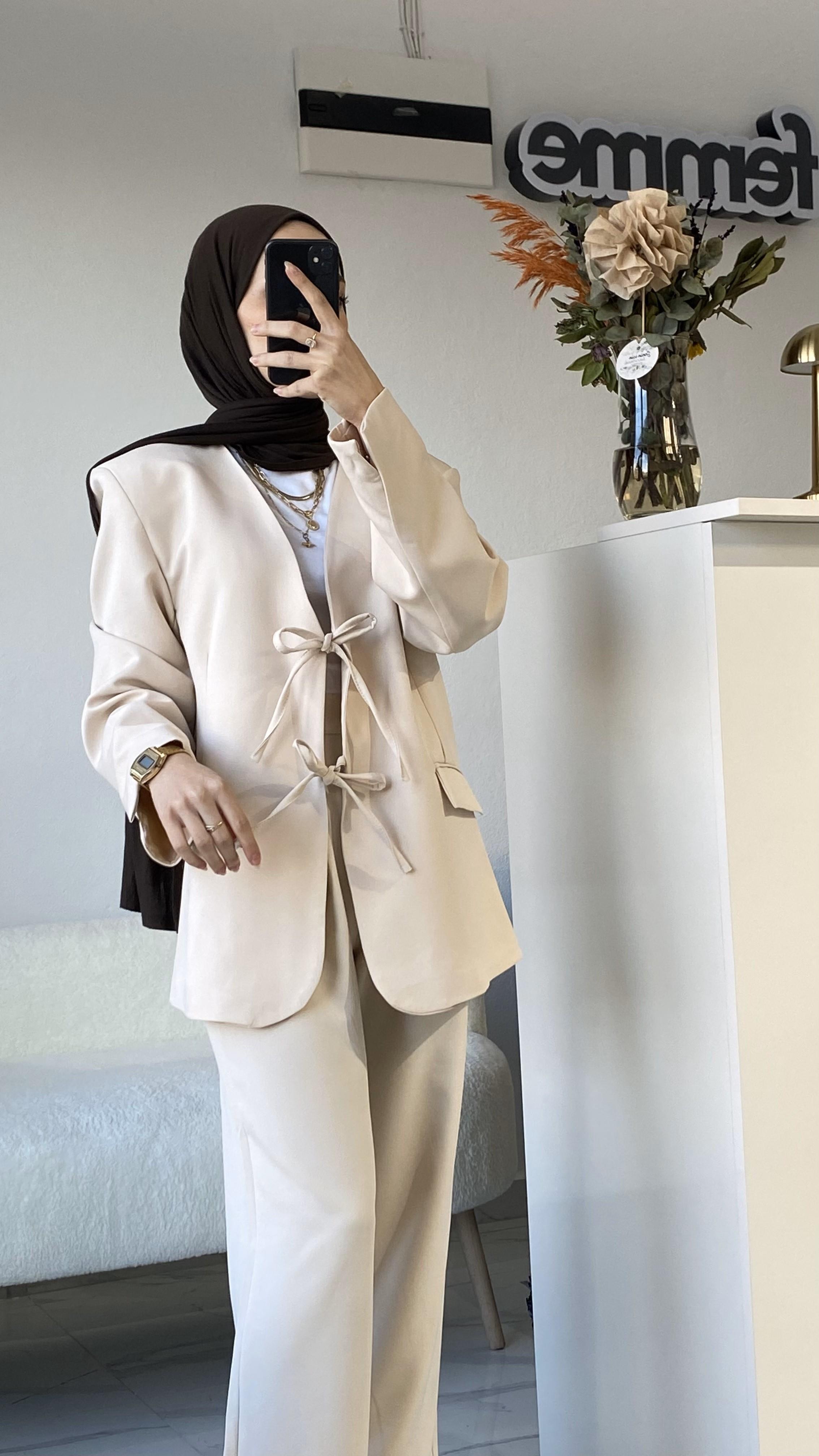 Blazer Ceket Bej