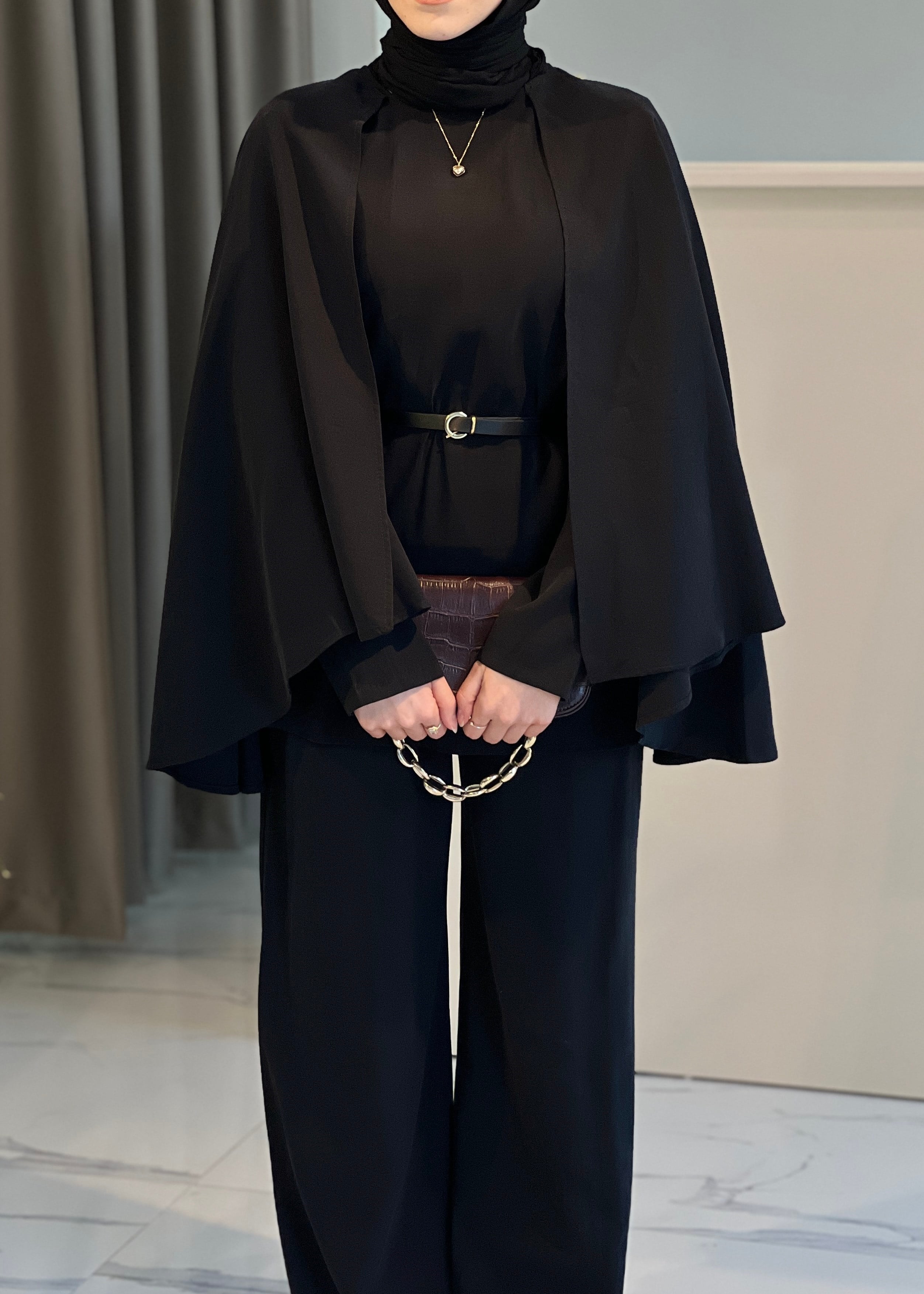 Eloise Pelerin Takım- Siyah