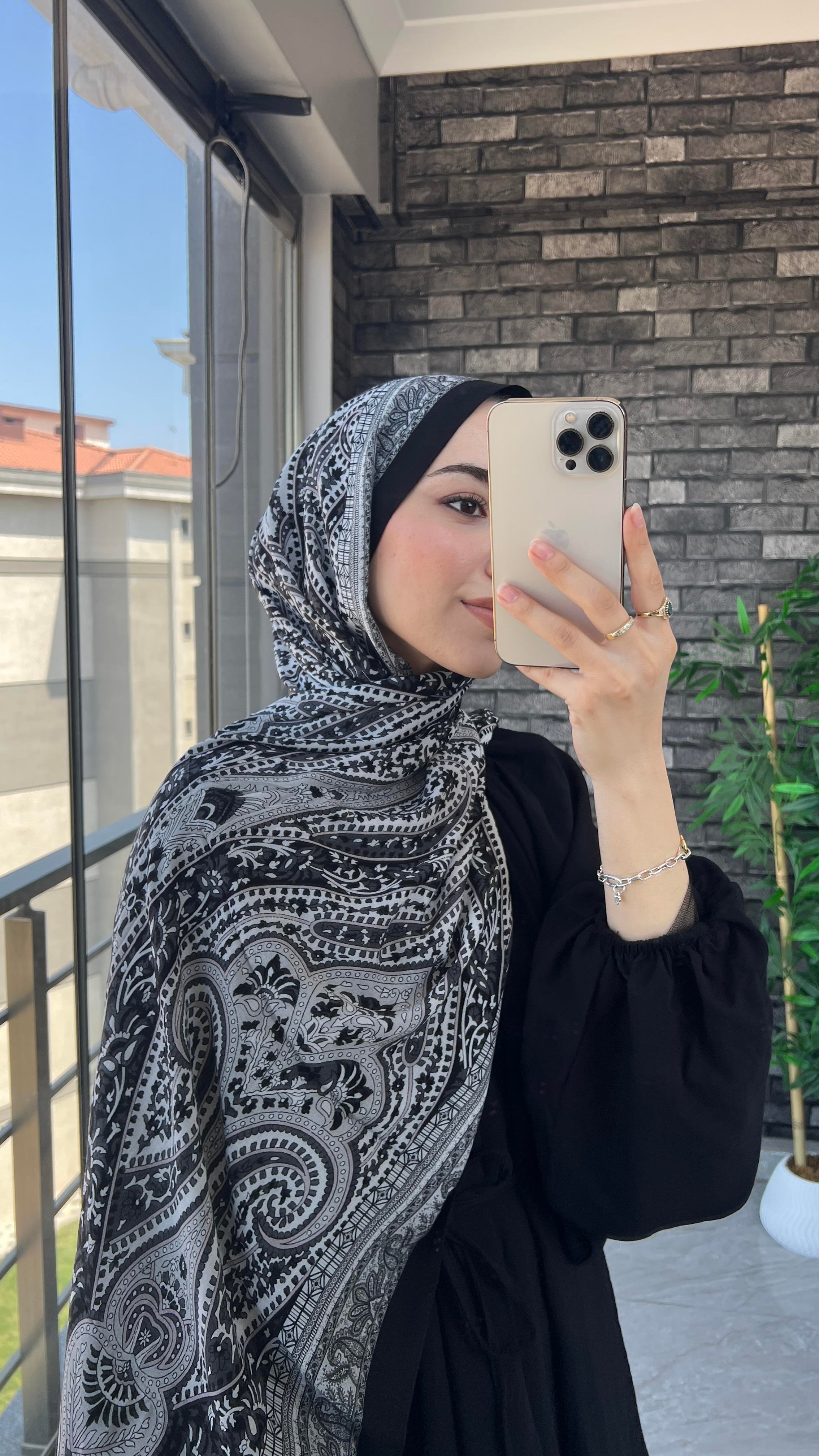 Eva Şal Siyah- Deluxe Summer