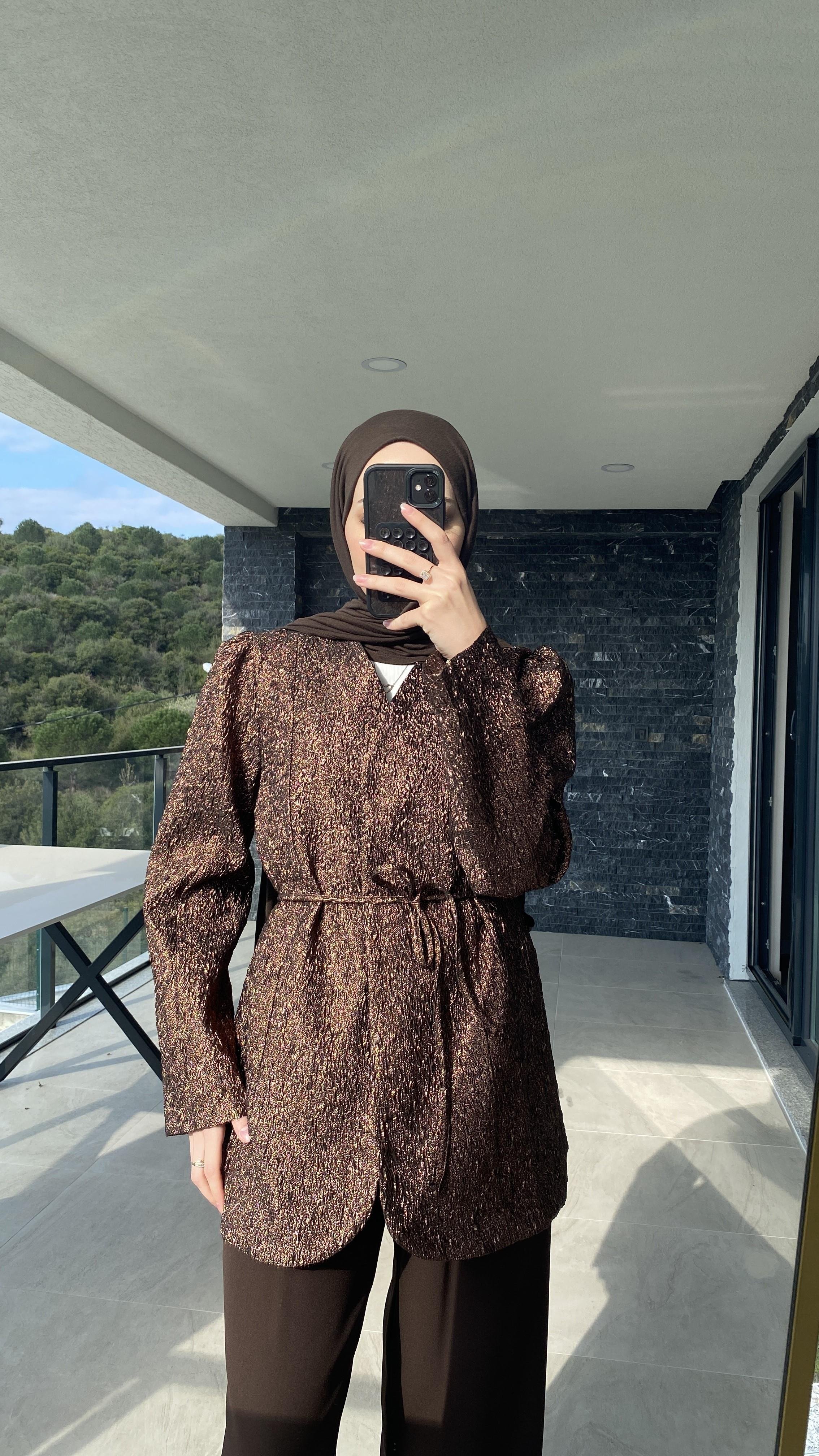 Lenia Jakar Ceket Mocha