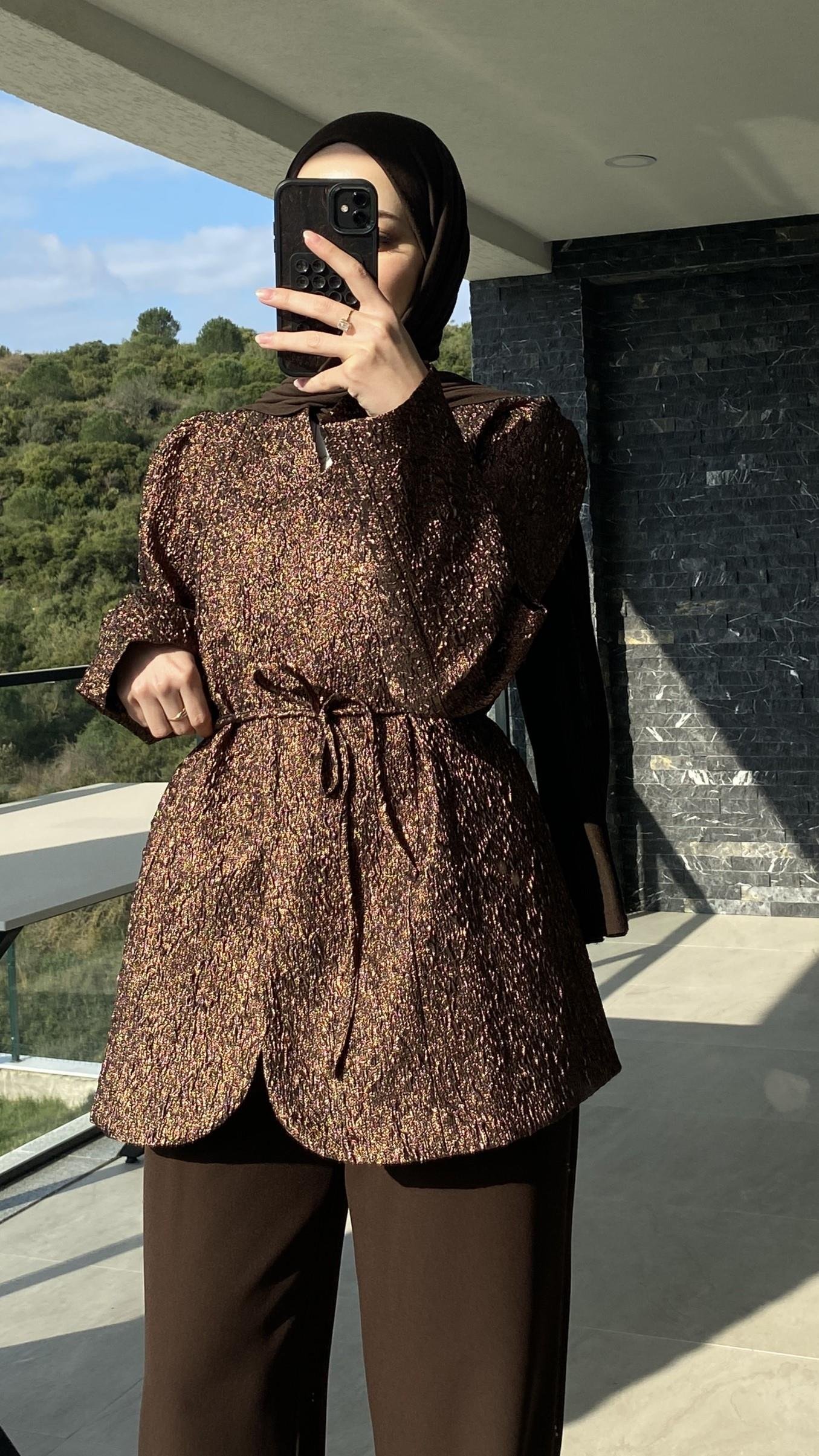 Lenia Jakar Ceket Mocha