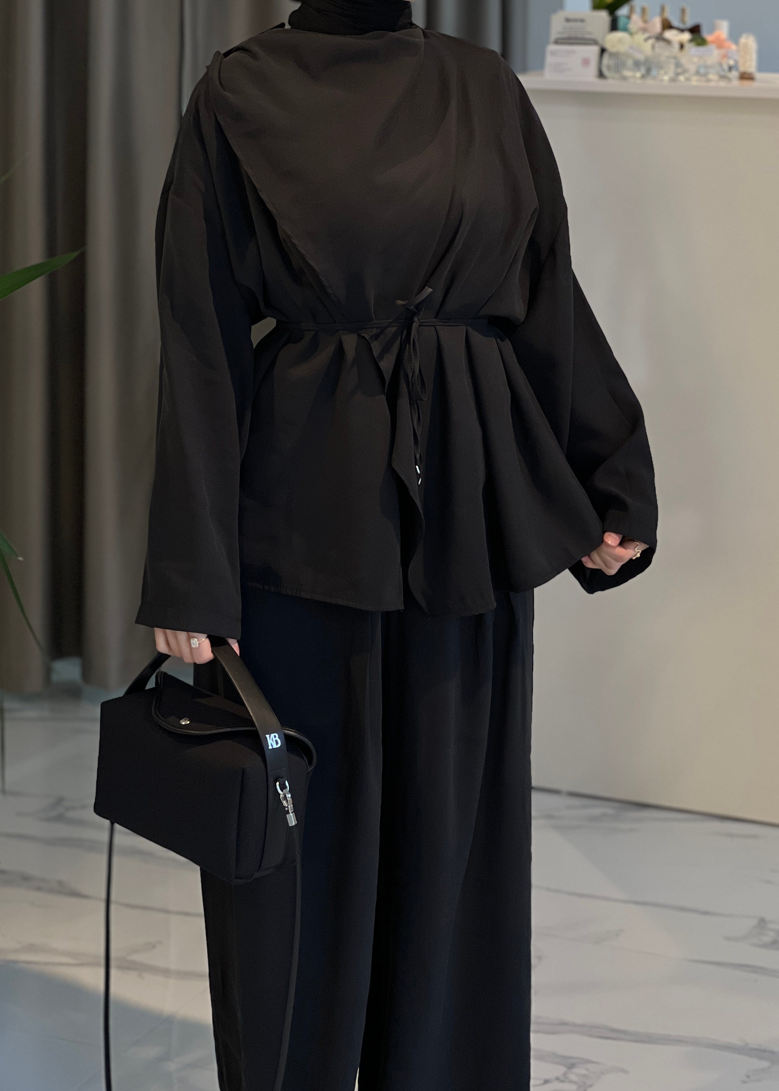Lia Pantolon Takım- Siyah