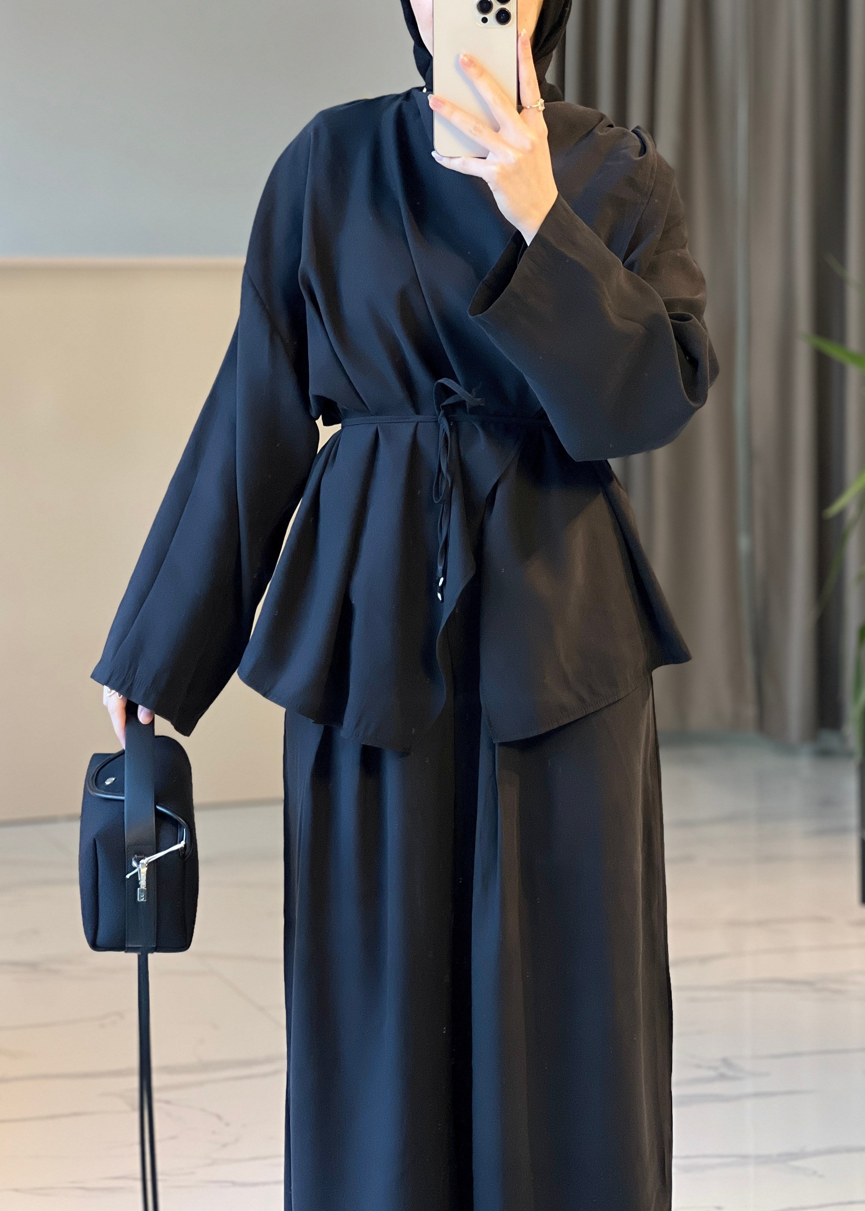 Lia Pantolon Takım- Siyah