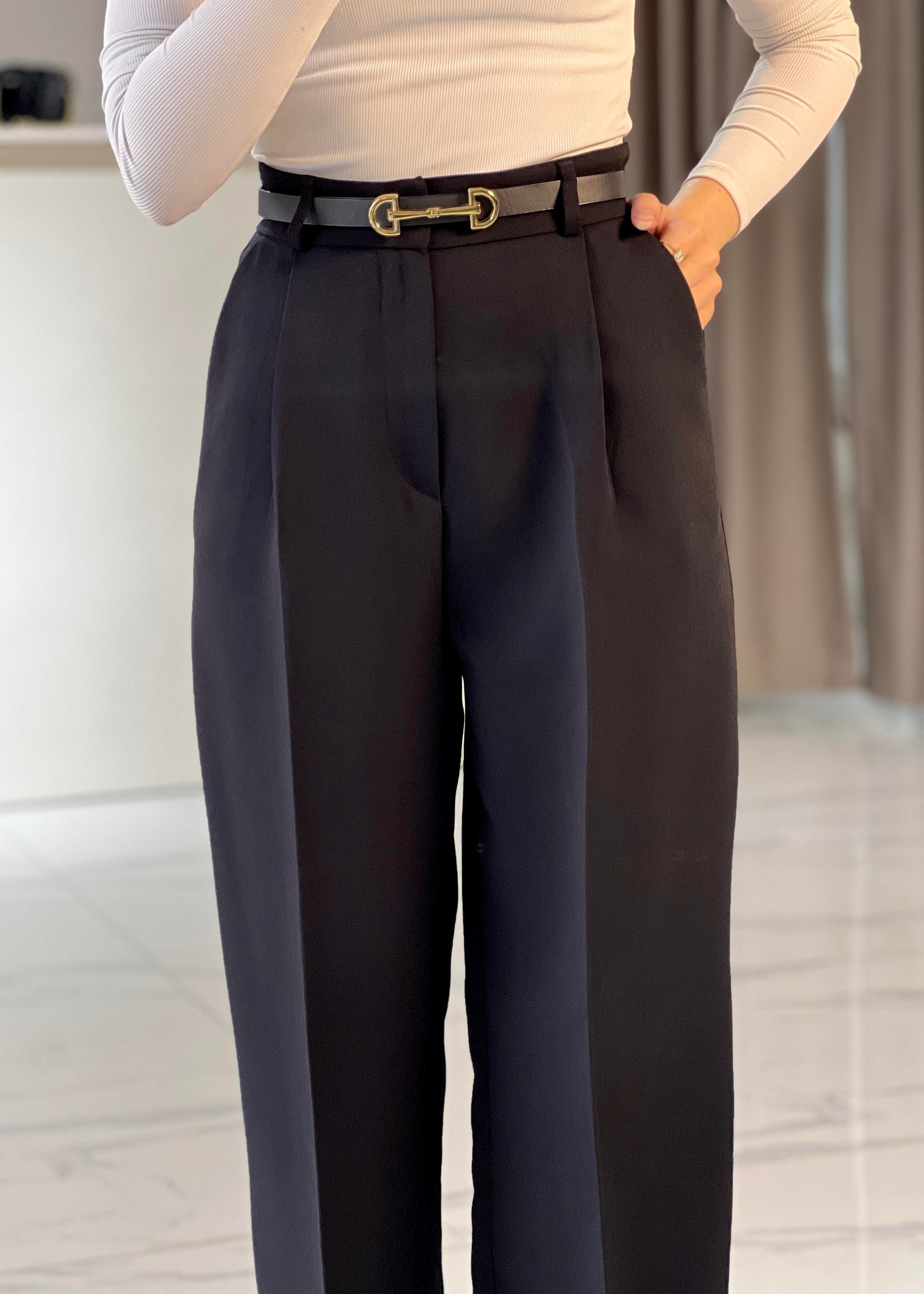 Lisa Palazzo Pantolon- Siyah