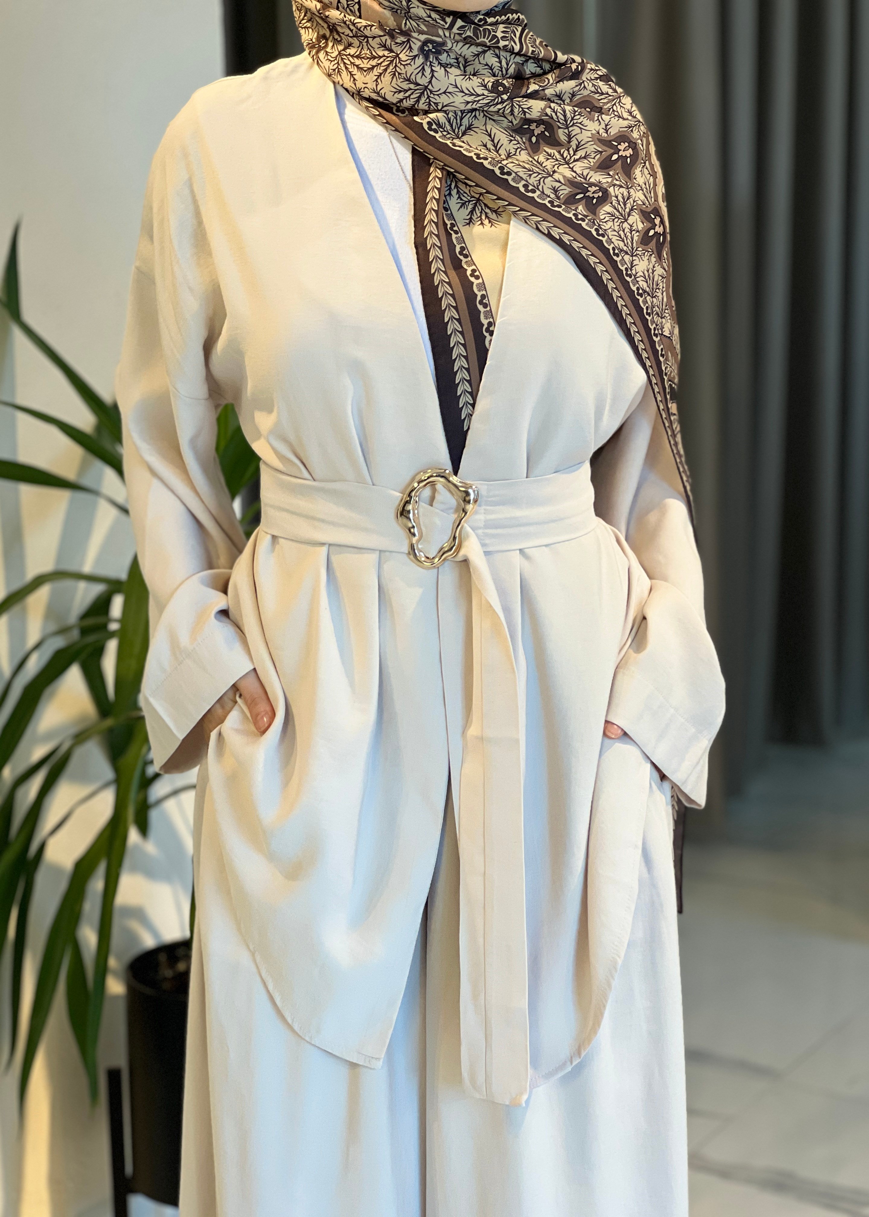 Lumy Kimono Takım- Bej