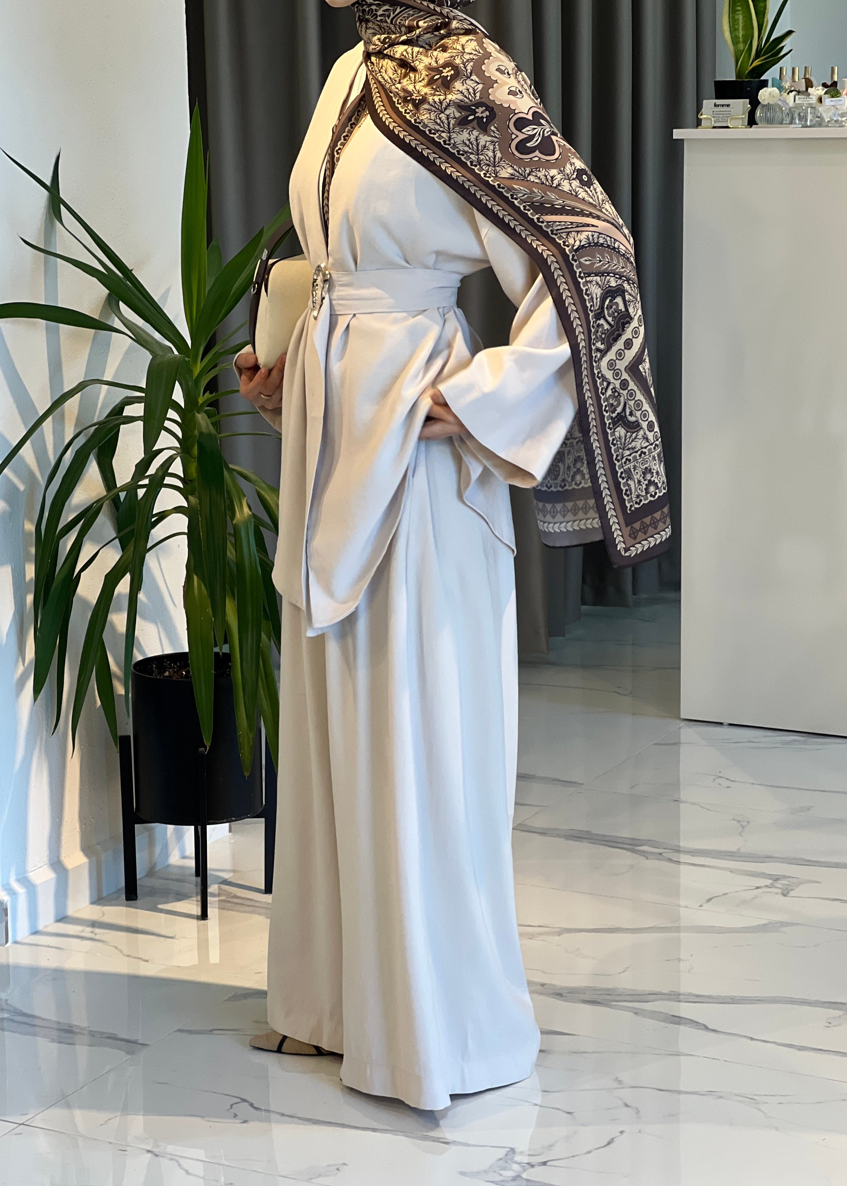 Lumy Kimono Takım- Bej