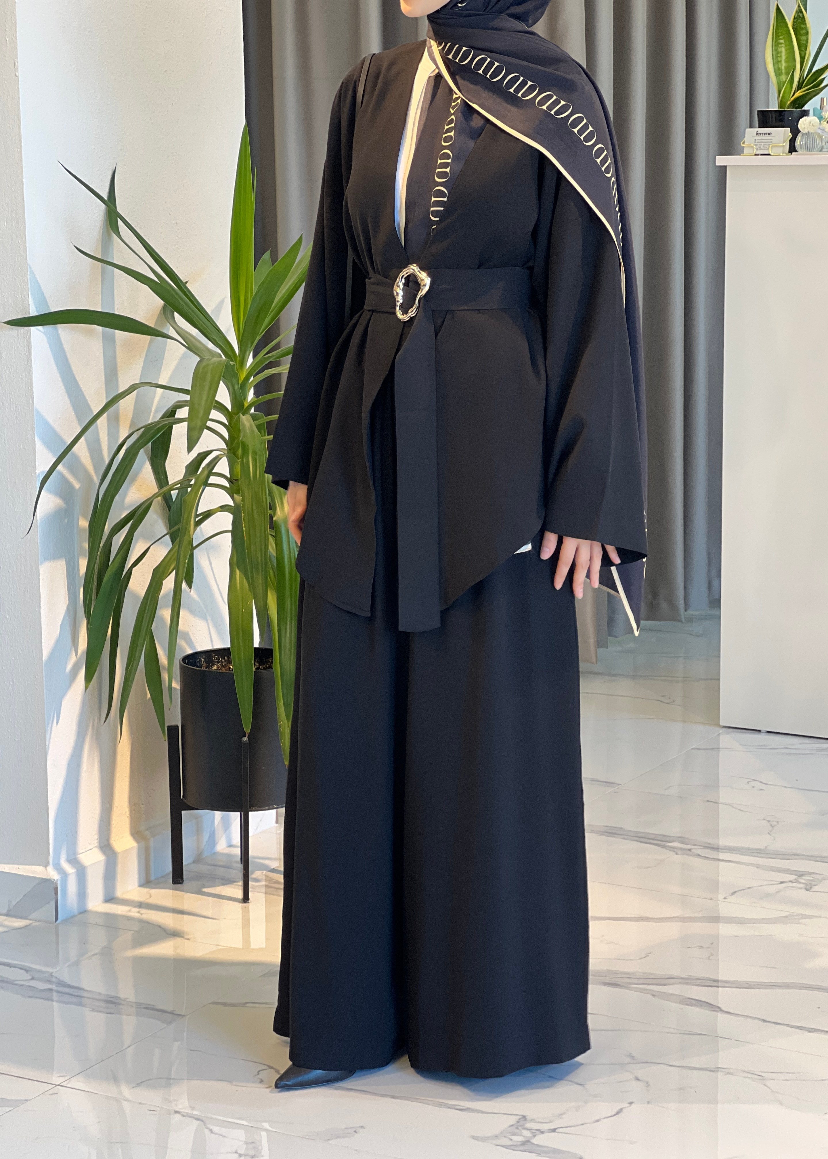 Lumy Kimono Takım- Siyah