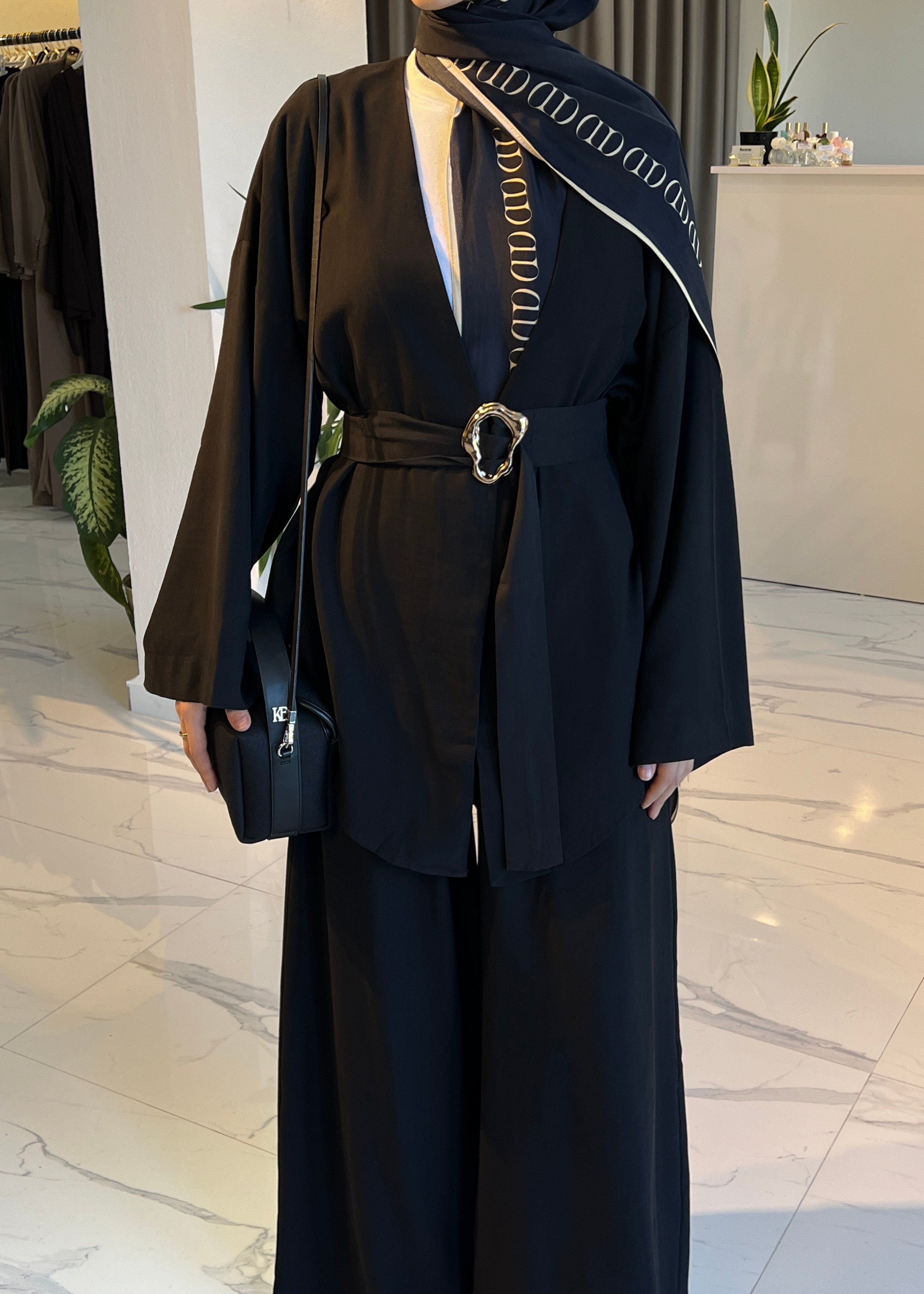 Lumy Kimono Takım- Siyah