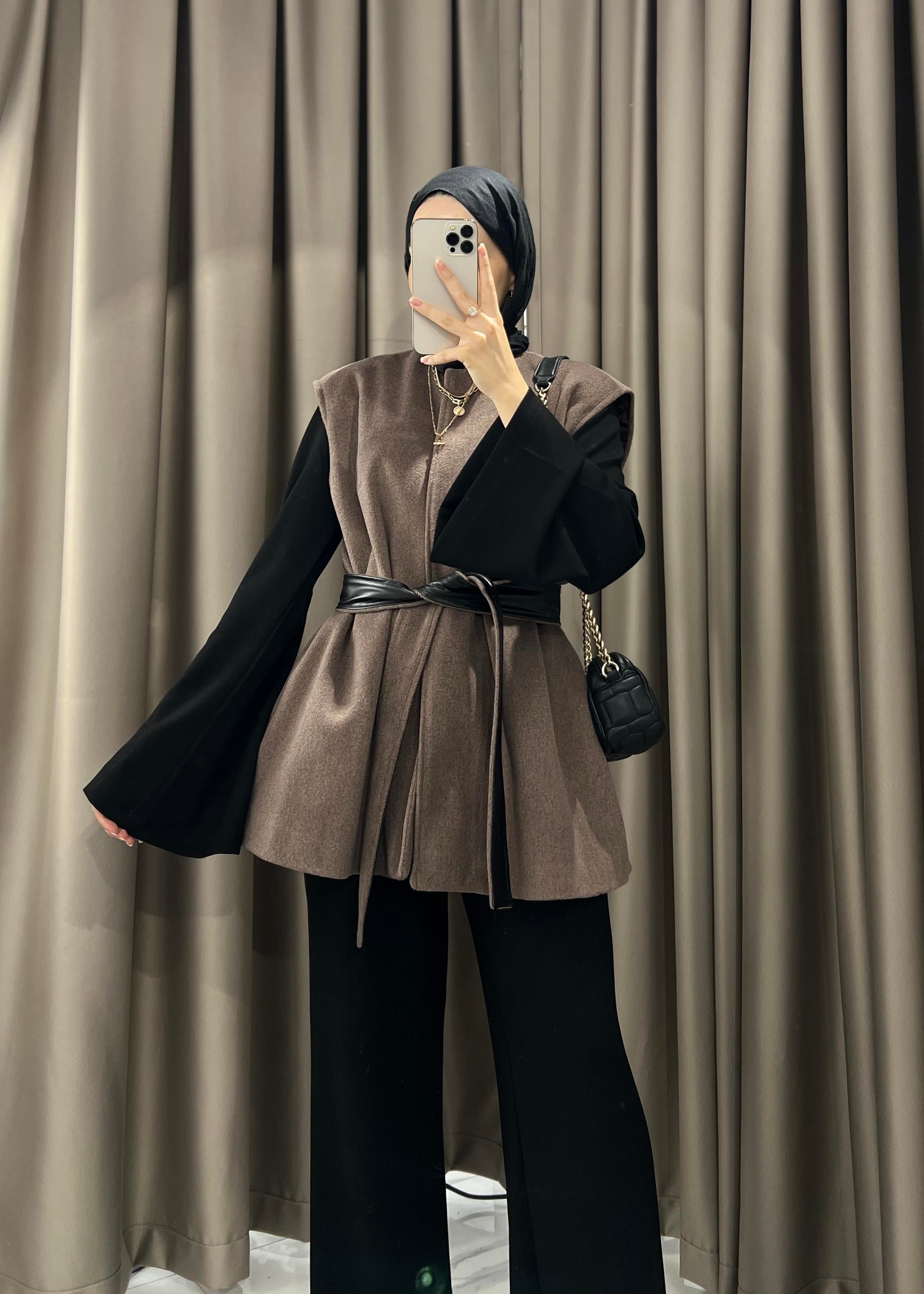 Maxmira Yelek- Kahve
