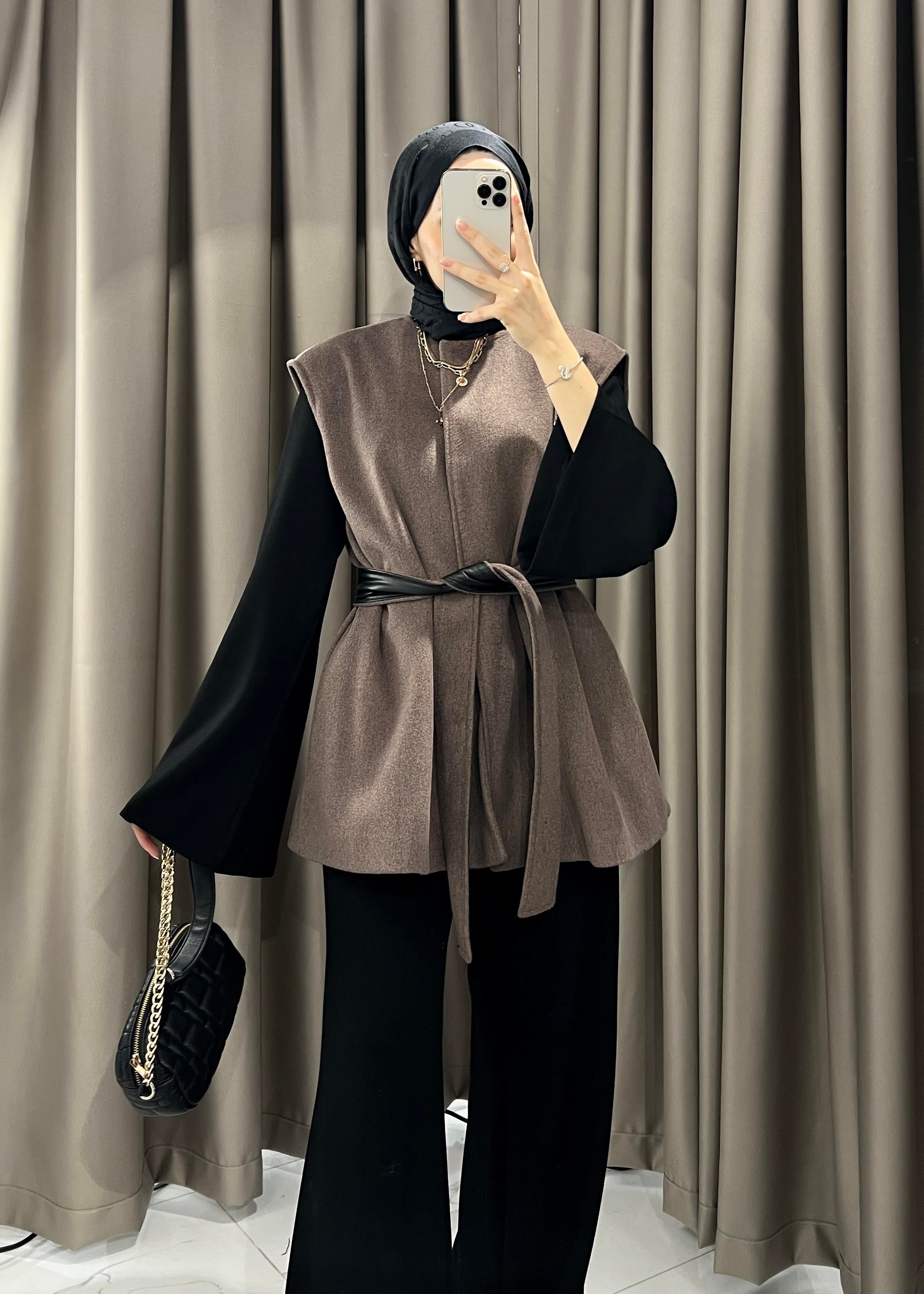 Maxmira Yelek- Kahve