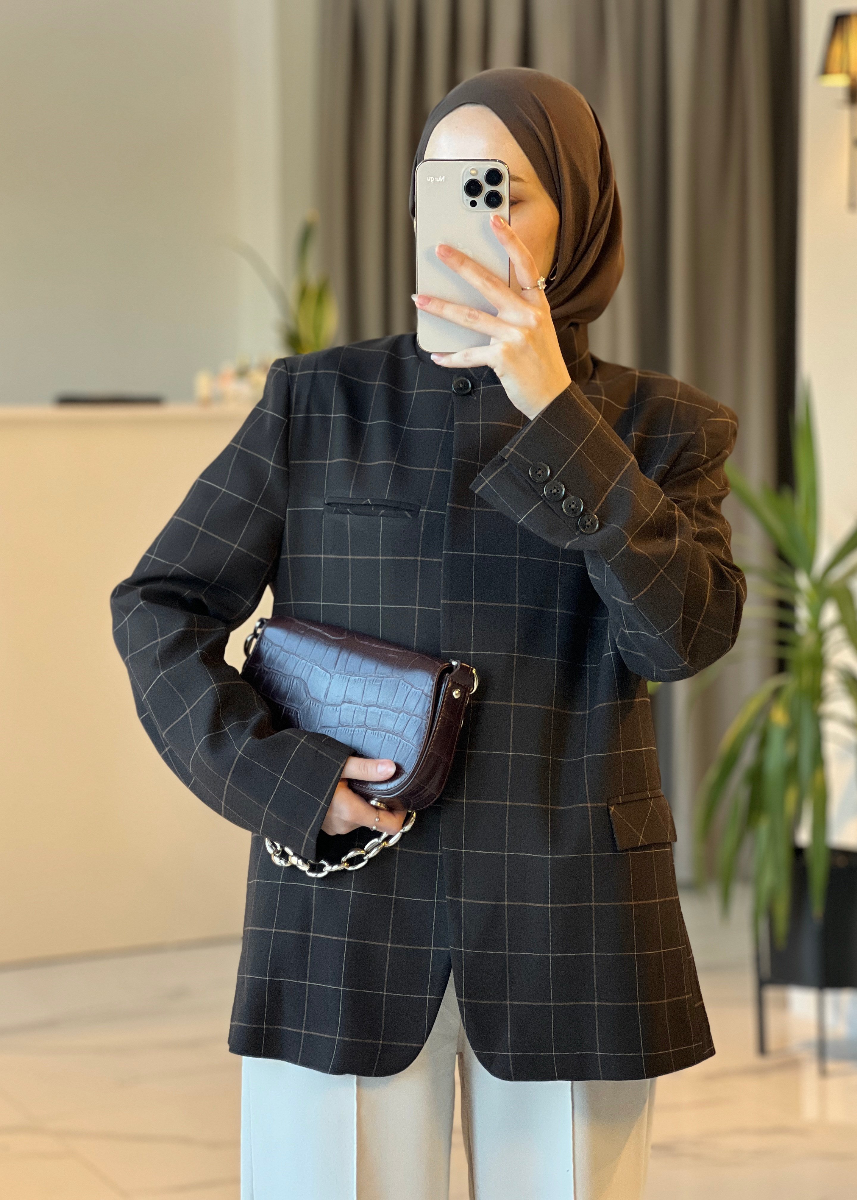 Monaco Blazer- Acı Kahve