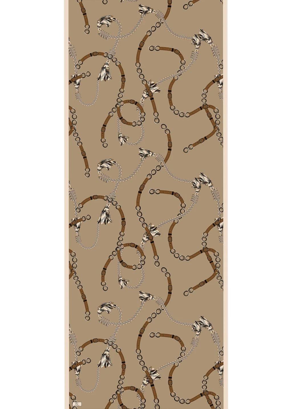 Pamuk Twill Şal Linkage- Camel