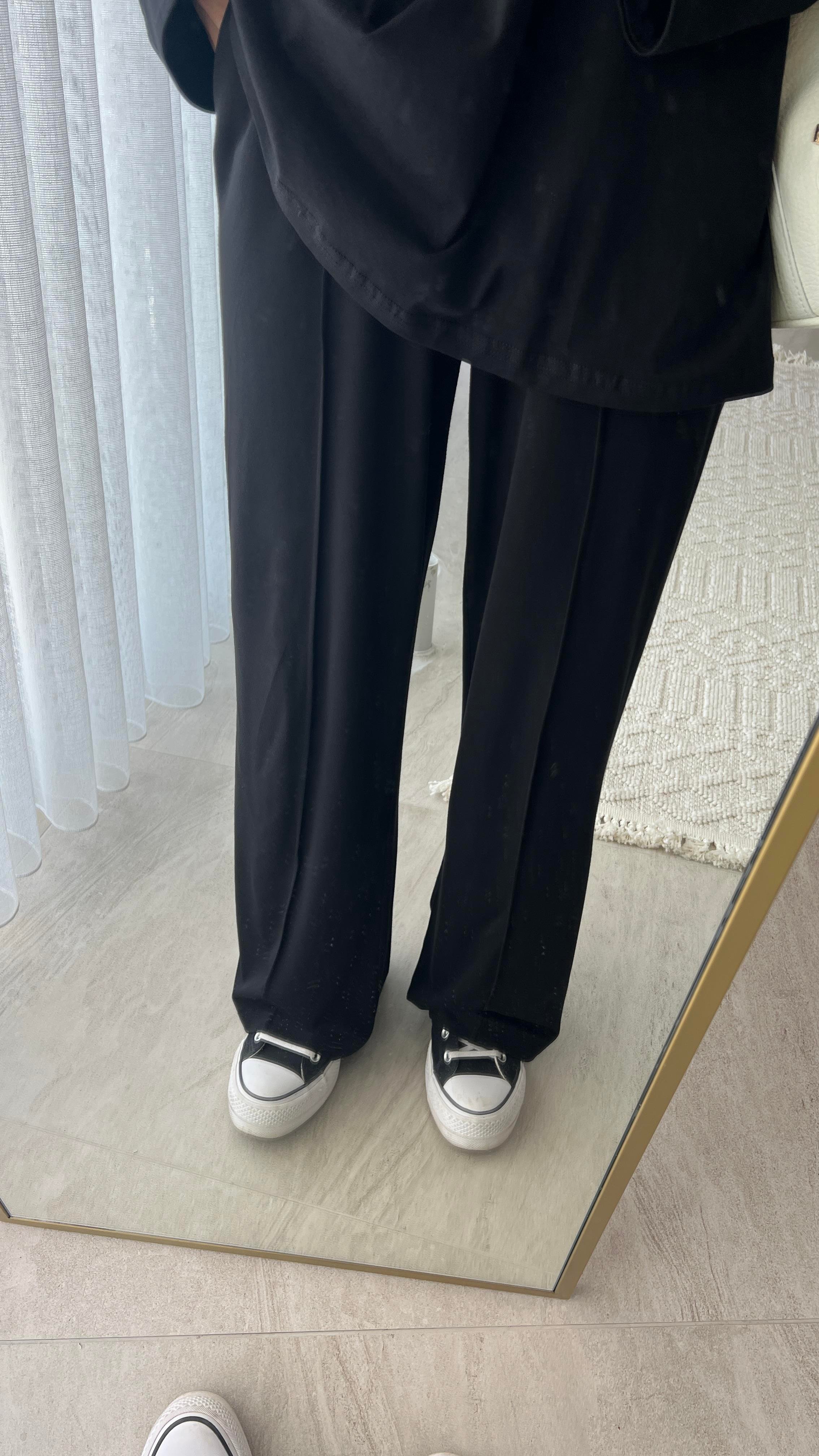Premium Relax Siyah Pantolon