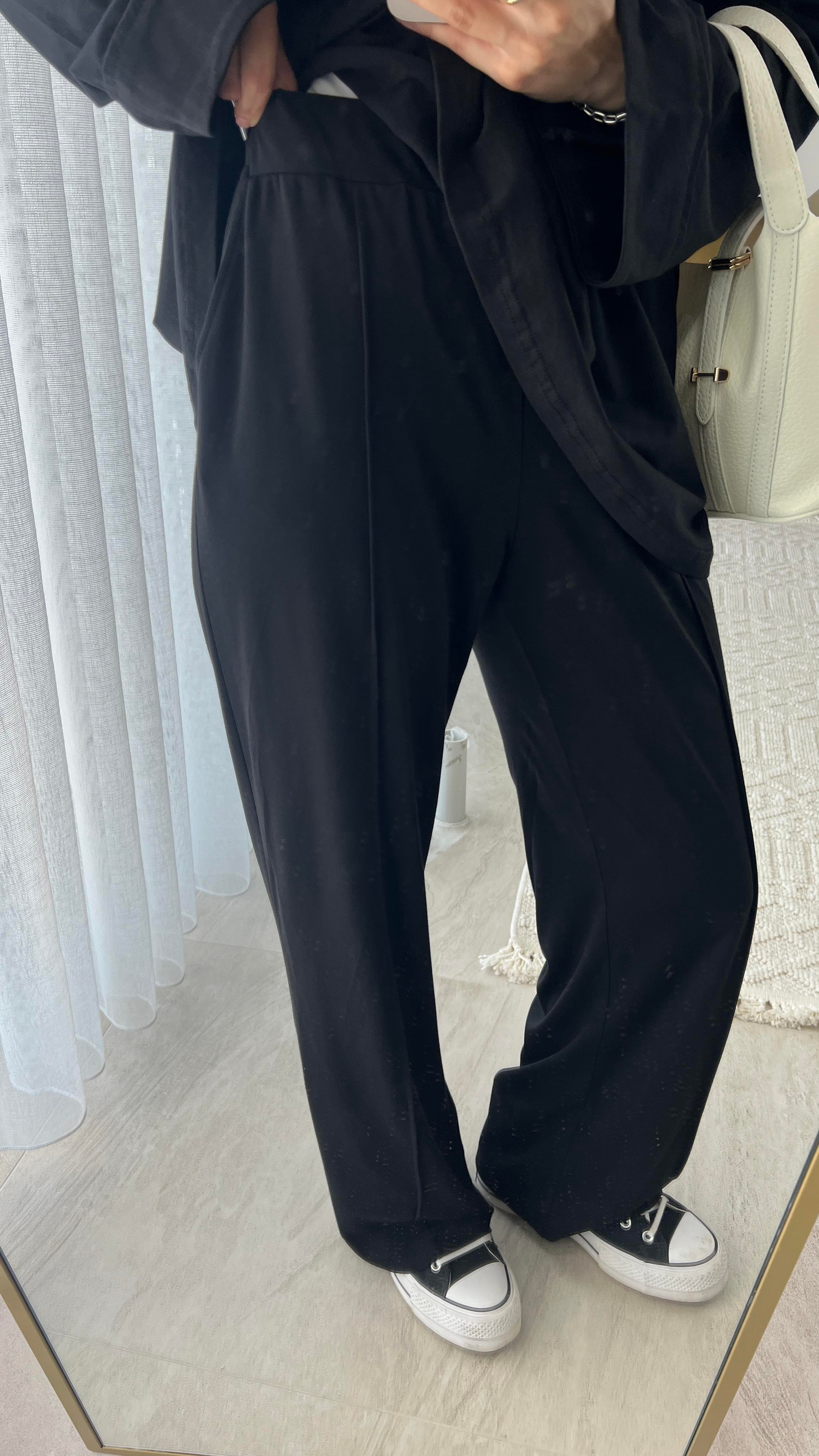 Premium Relax Siyah Pantolon