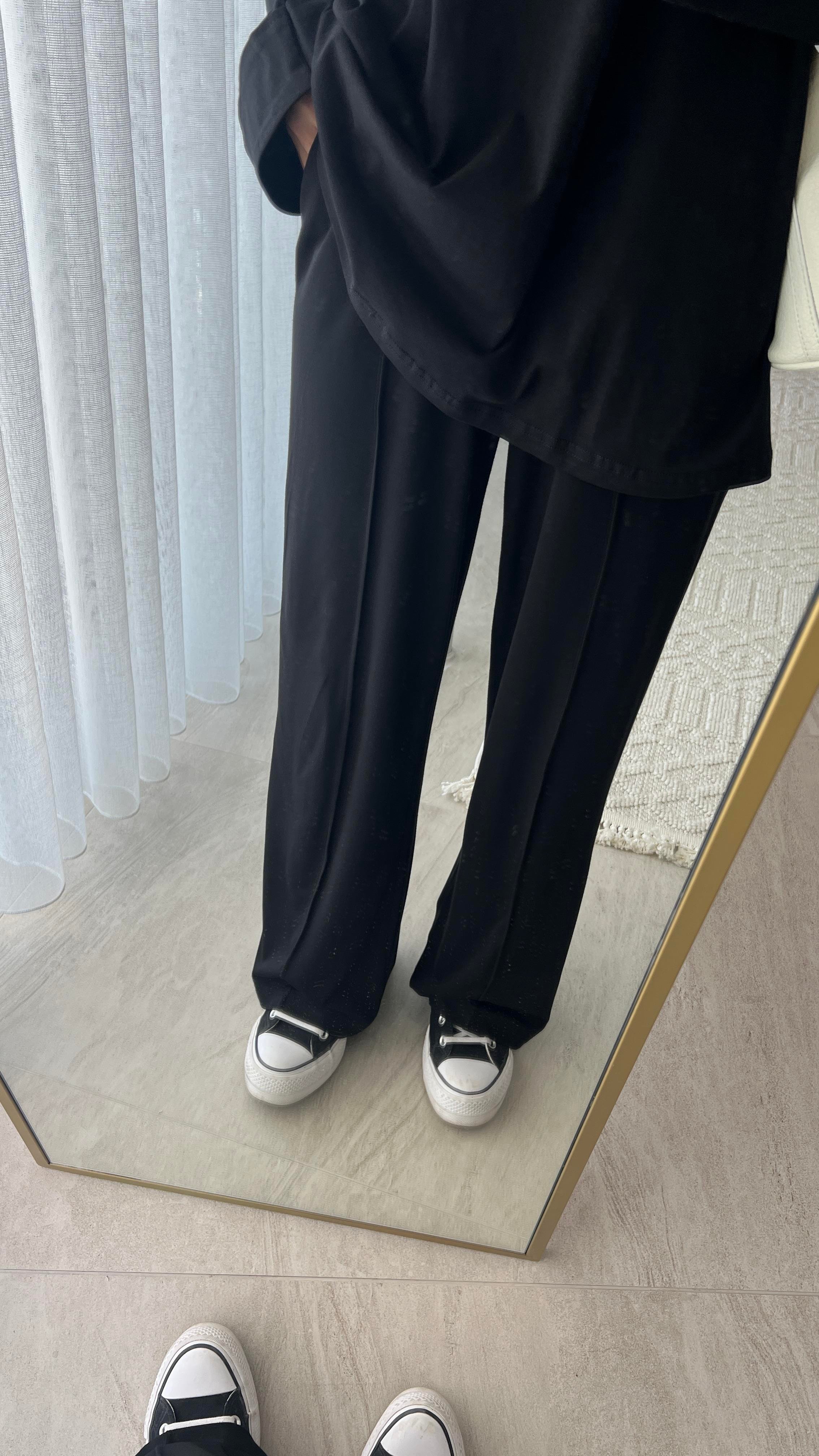 Premium Relax Siyah Pantolon