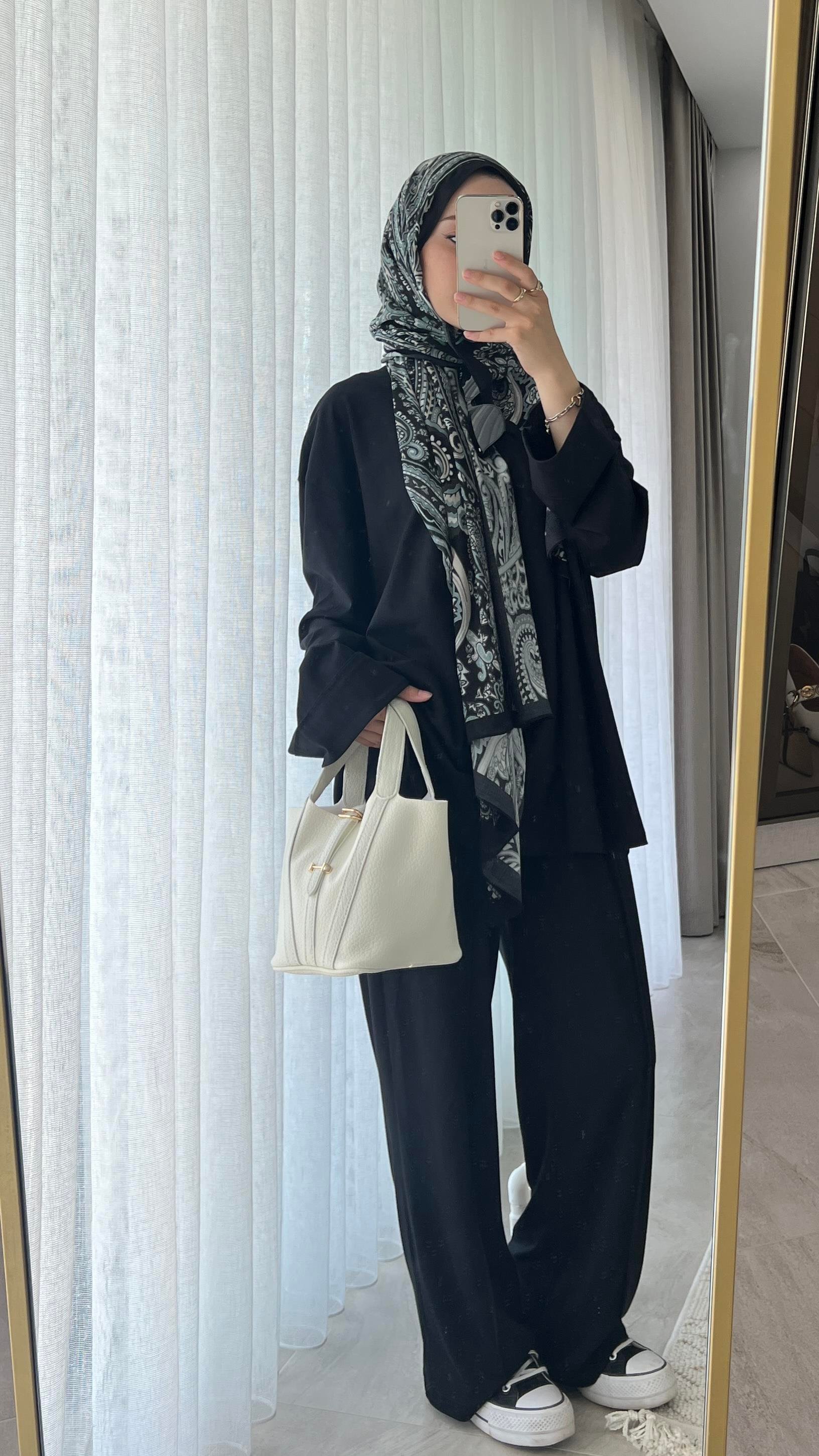 Vanille Pamuk Bluz Siyah