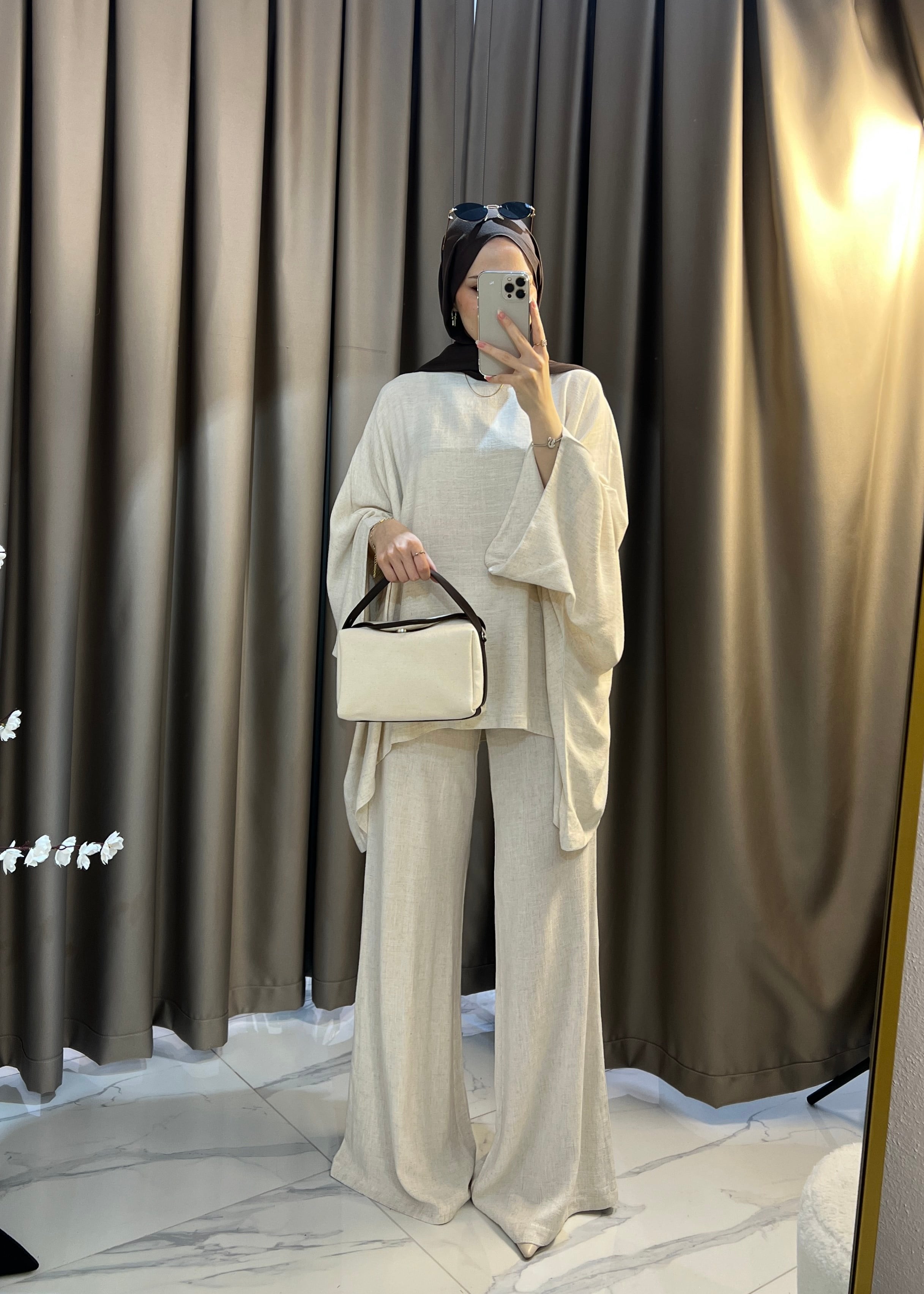Venna Takım- Bej