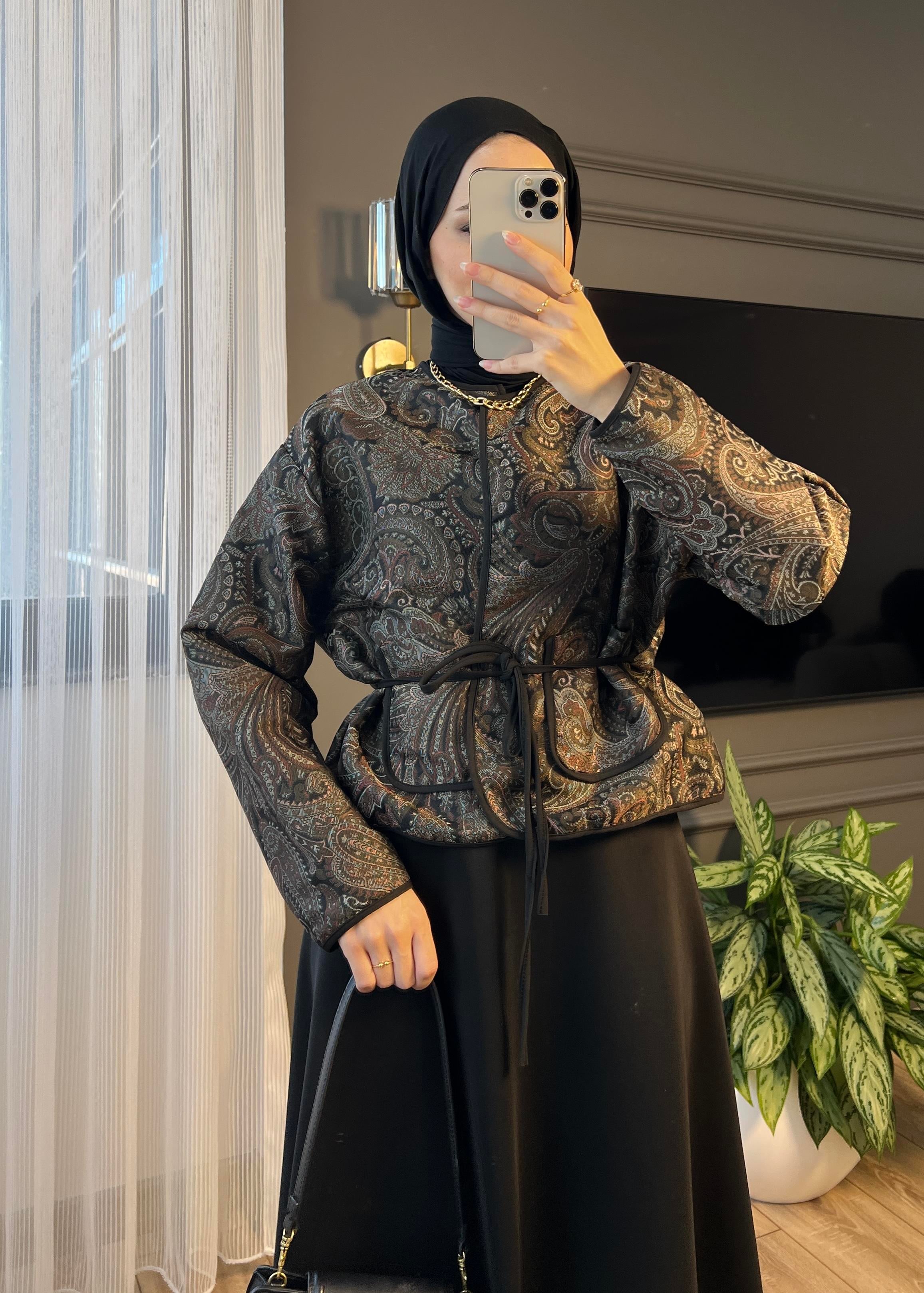 Venus Jakar Ceket- Kahverengi