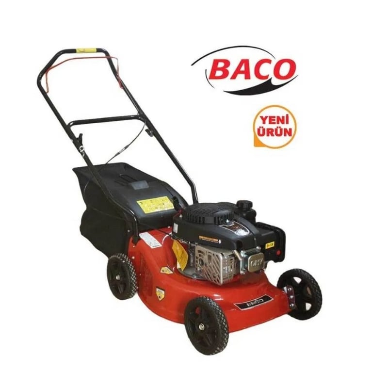 Baco BC-430L125 Benzinli Çim Biçme Makinası – 123 cc – 43 cm – İtmeli – Çelik Şase