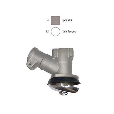 Baco Kafa Grubu Redüktör Yan Tip / 32 mm / 4 Köşe Uyumlu