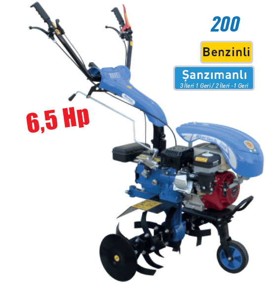 Bartech 200B-7Hp-2 İleri 1 Geri Benzinli Çapa Makinesi