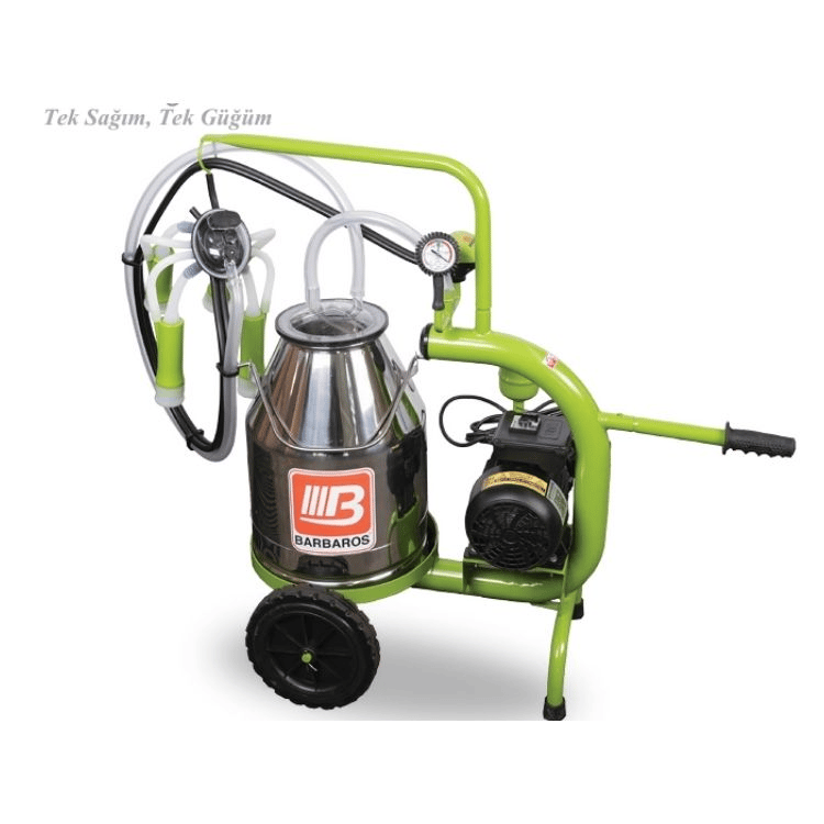 Bartech C 30 YağlıTip Tekli İnek Sağım Makinesi - Paslanmaz Güğüm